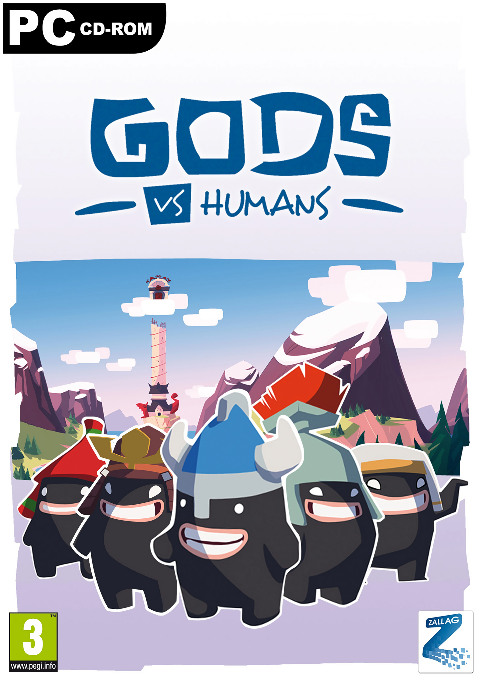 Gods vs Humans - pedn DVD obal
