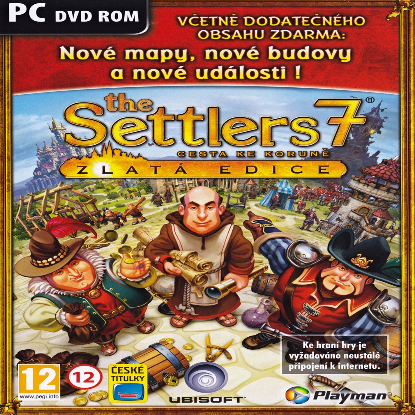 The Settlers 7: Paths to a Kingdom - Gold Edition - pedn CD obal 2
