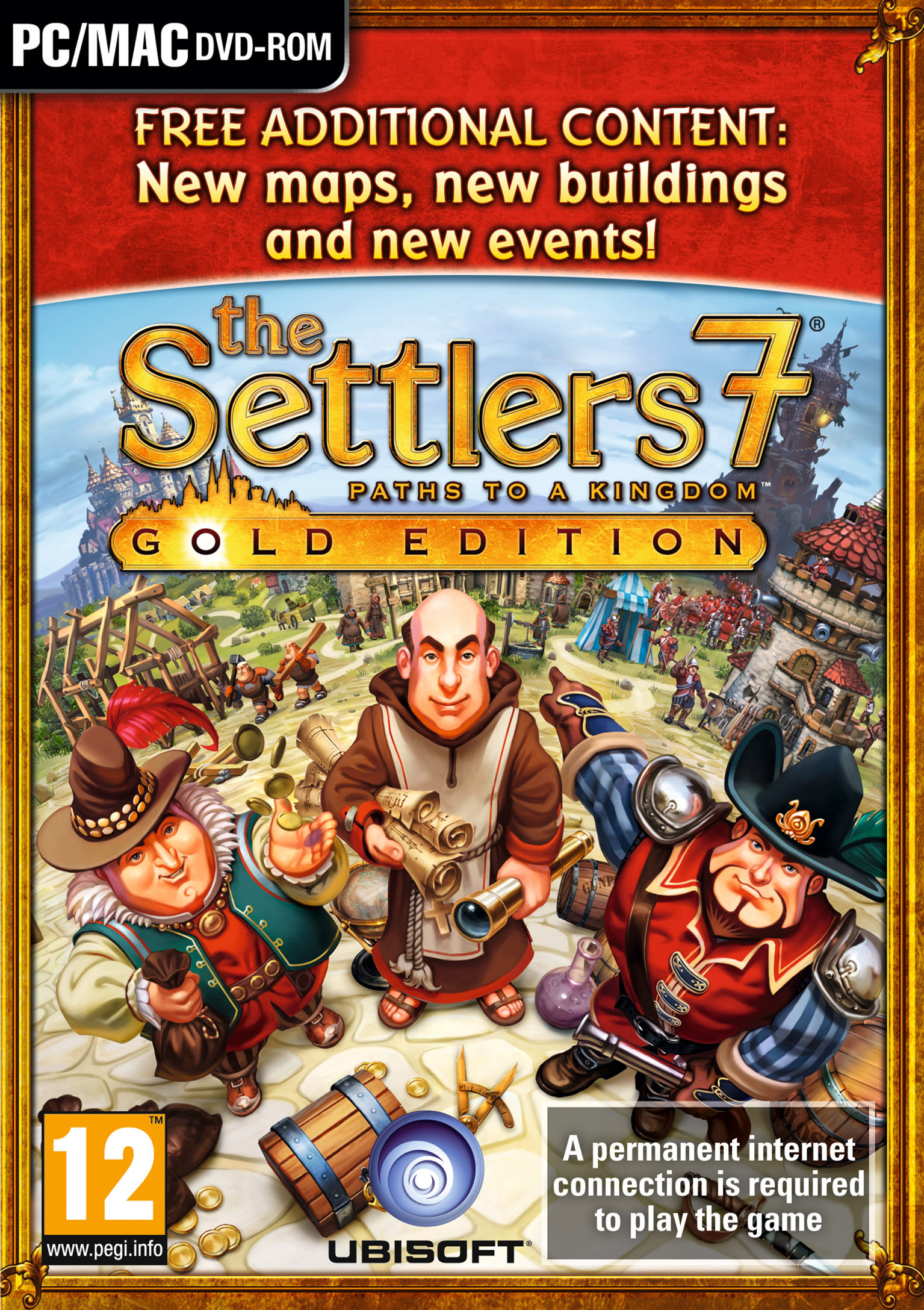 The Settlers 7: Paths to a Kingdom - Gold Edition - pedn DVD obal 3