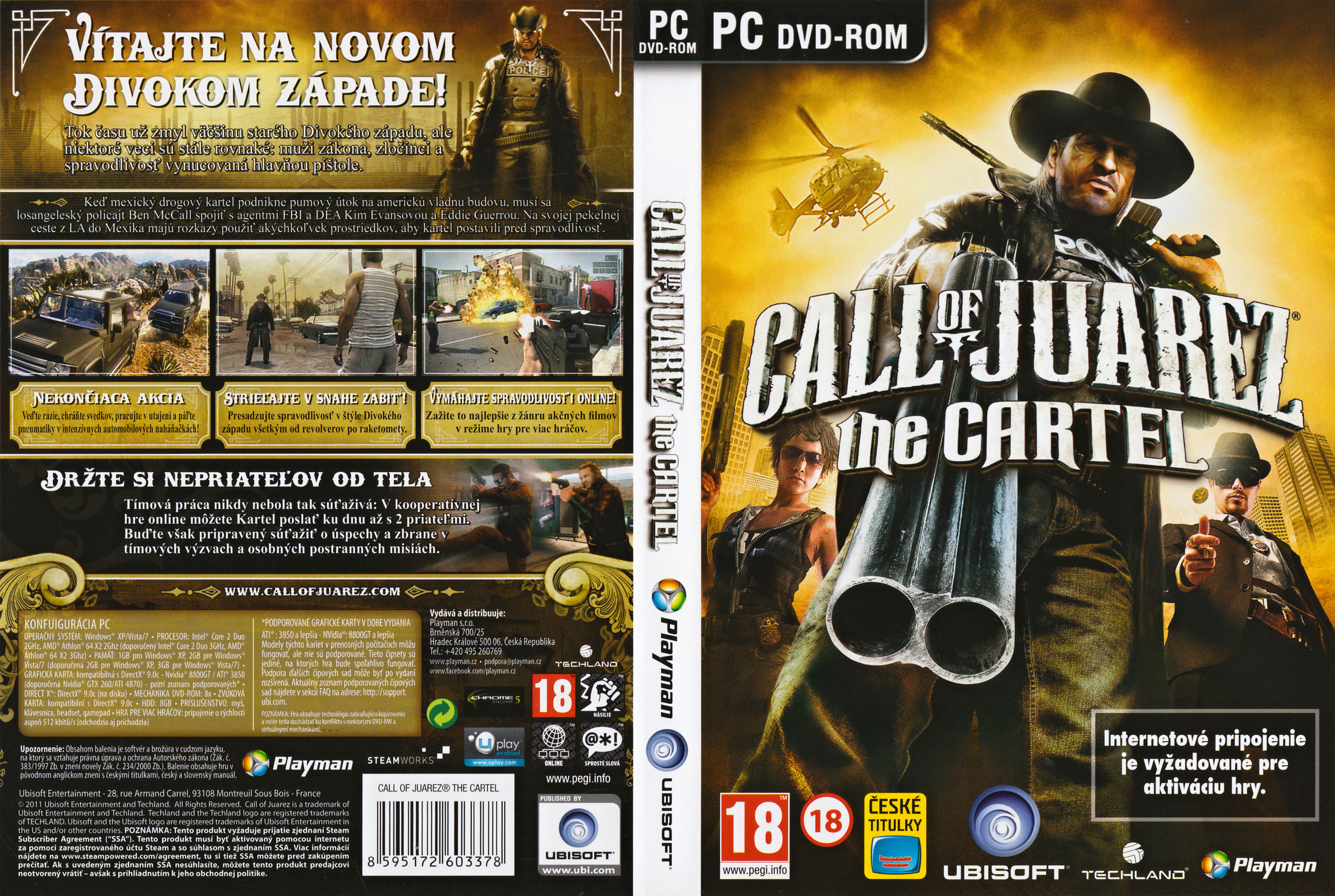 Call of Juarez: The Cartel - DVD obal
