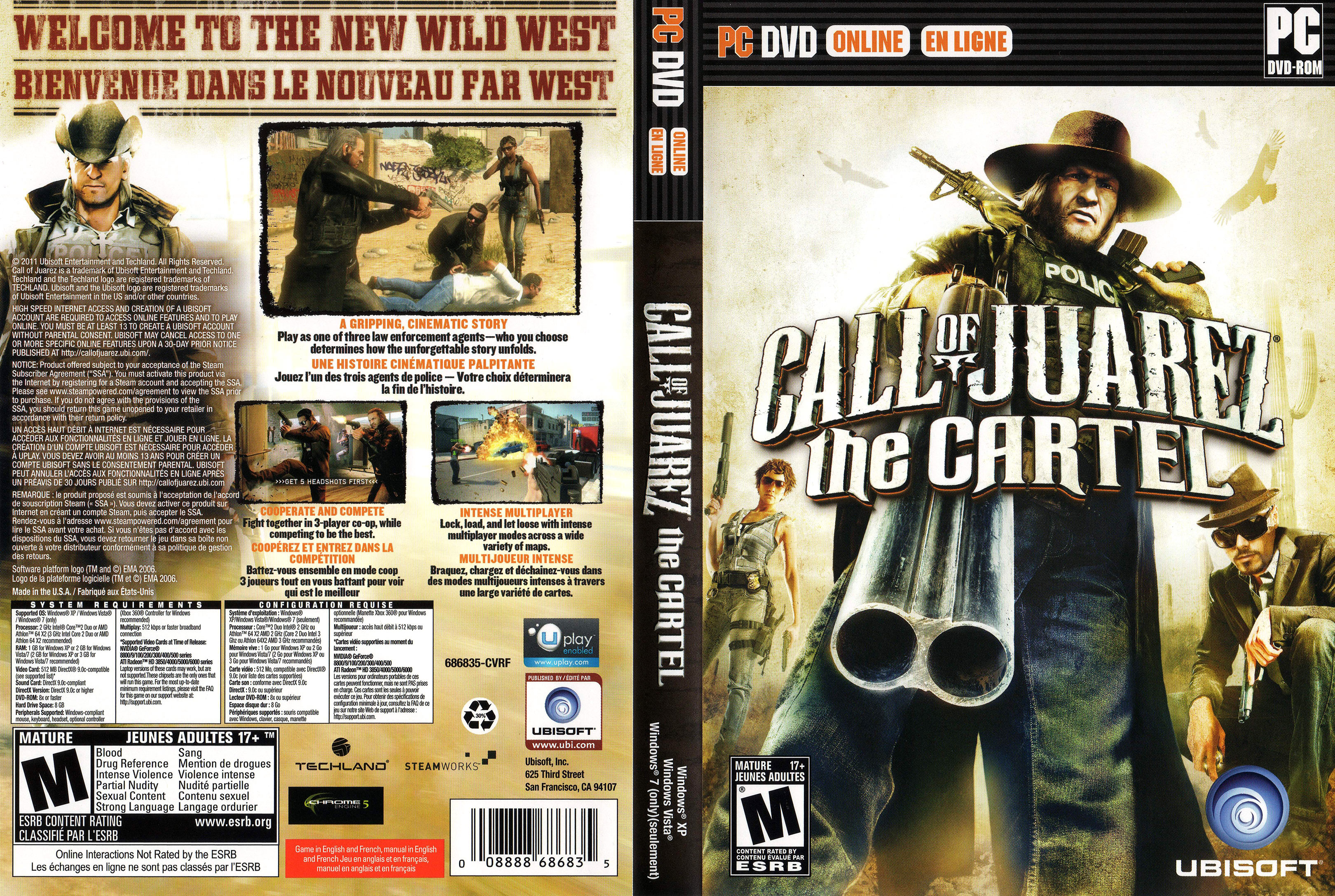 Call of Juarez: The Cartel - DVD obal 3