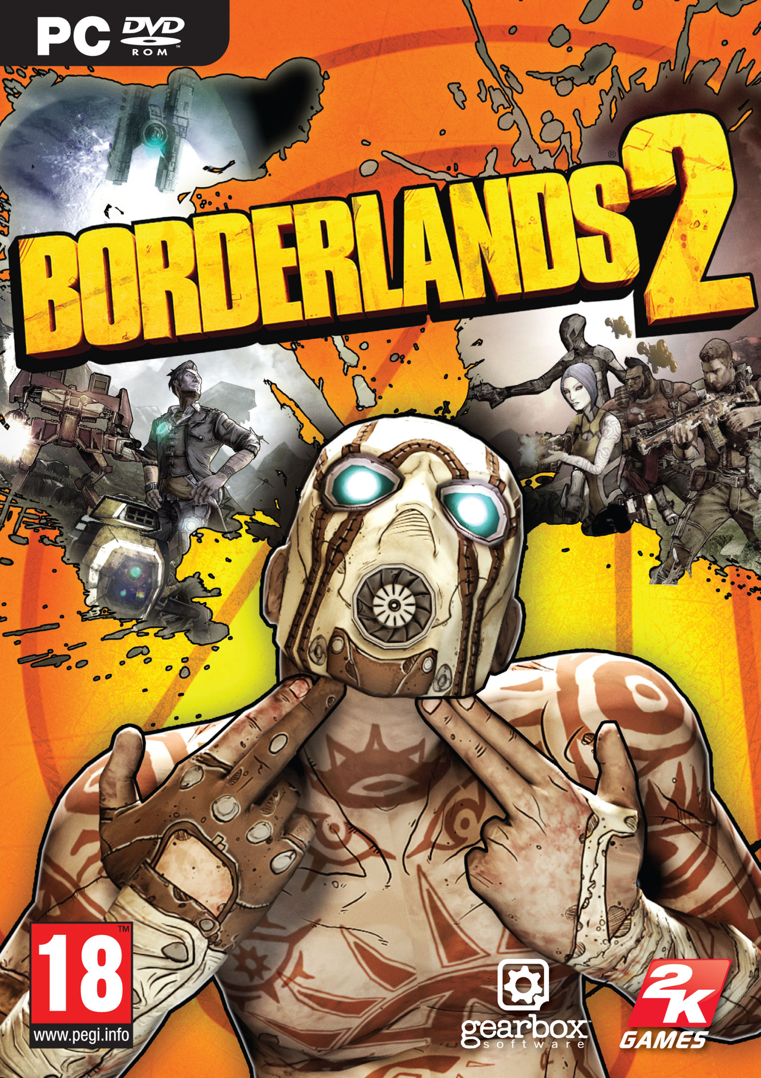 Borderlands 2 - pedn DVD obal