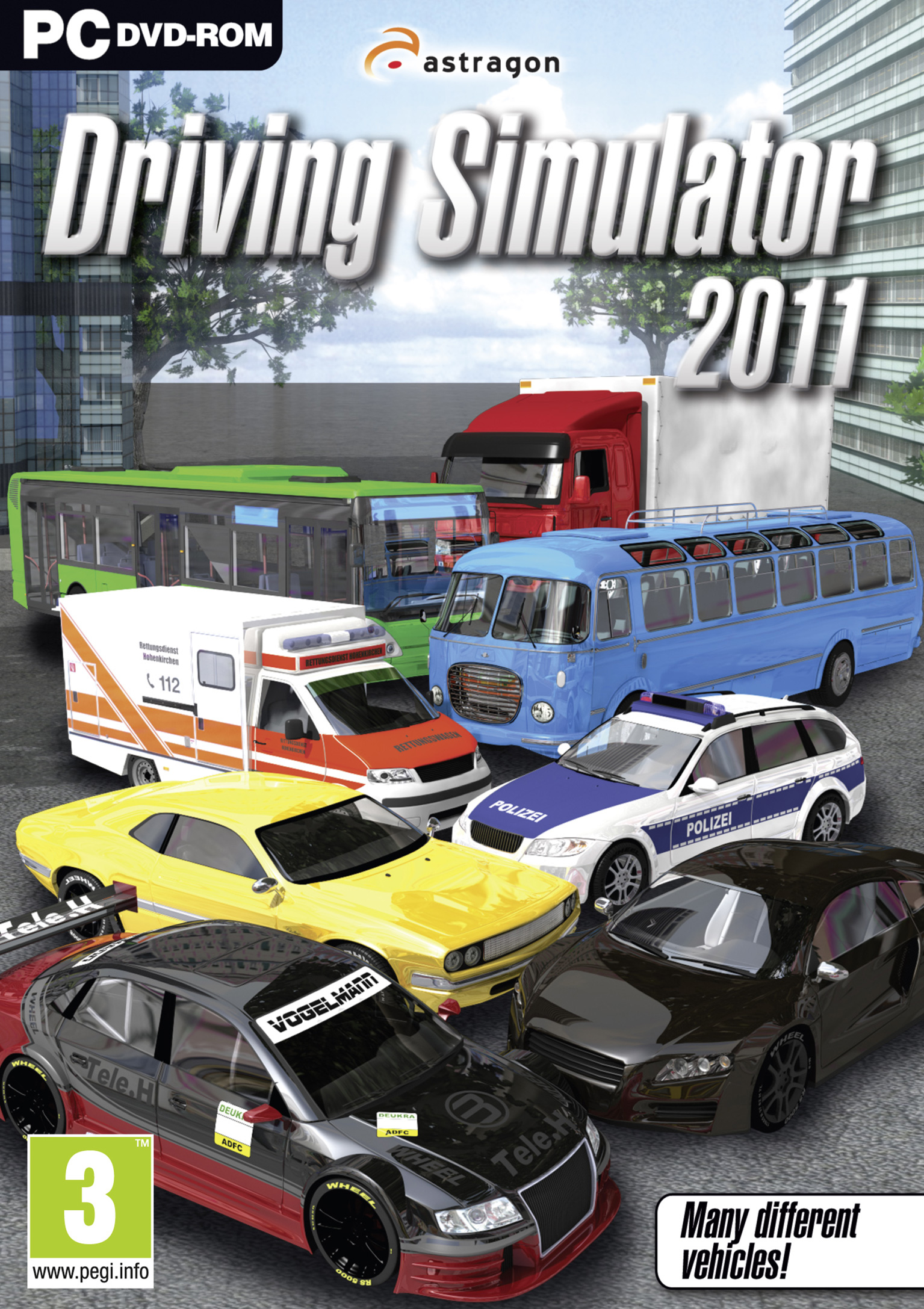 Driving Simulator 2011 - pedn DVD obal
