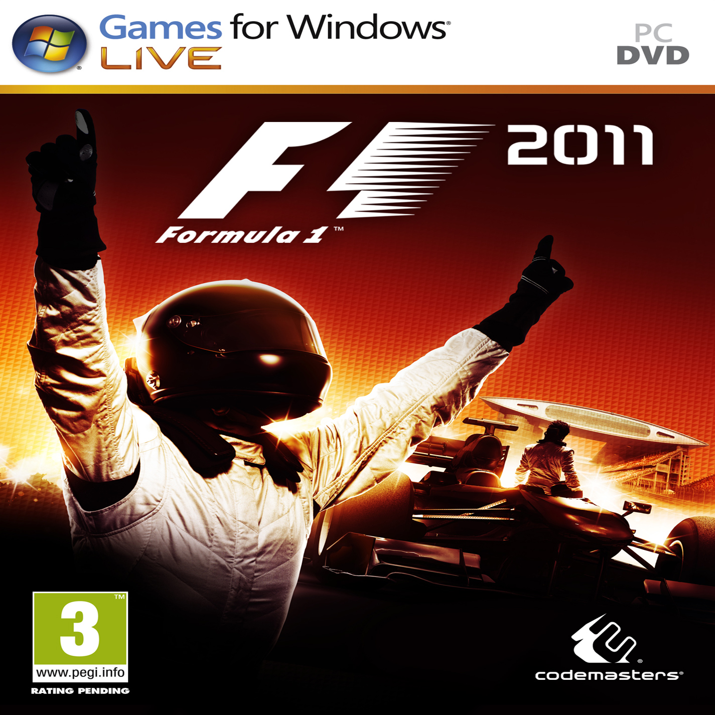 F1 2011 - přední CD obal