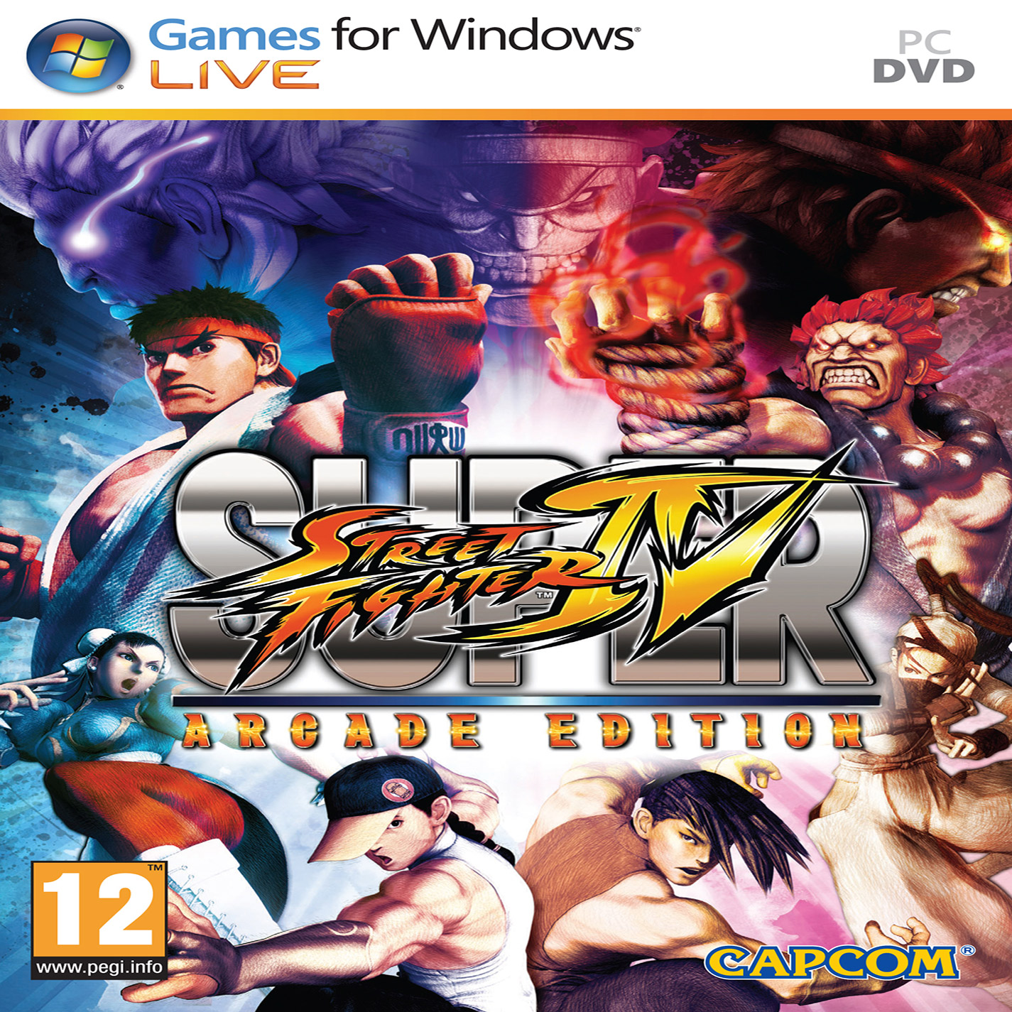 Super Street Fighter IV: Arcade Edition - pedn CD obal