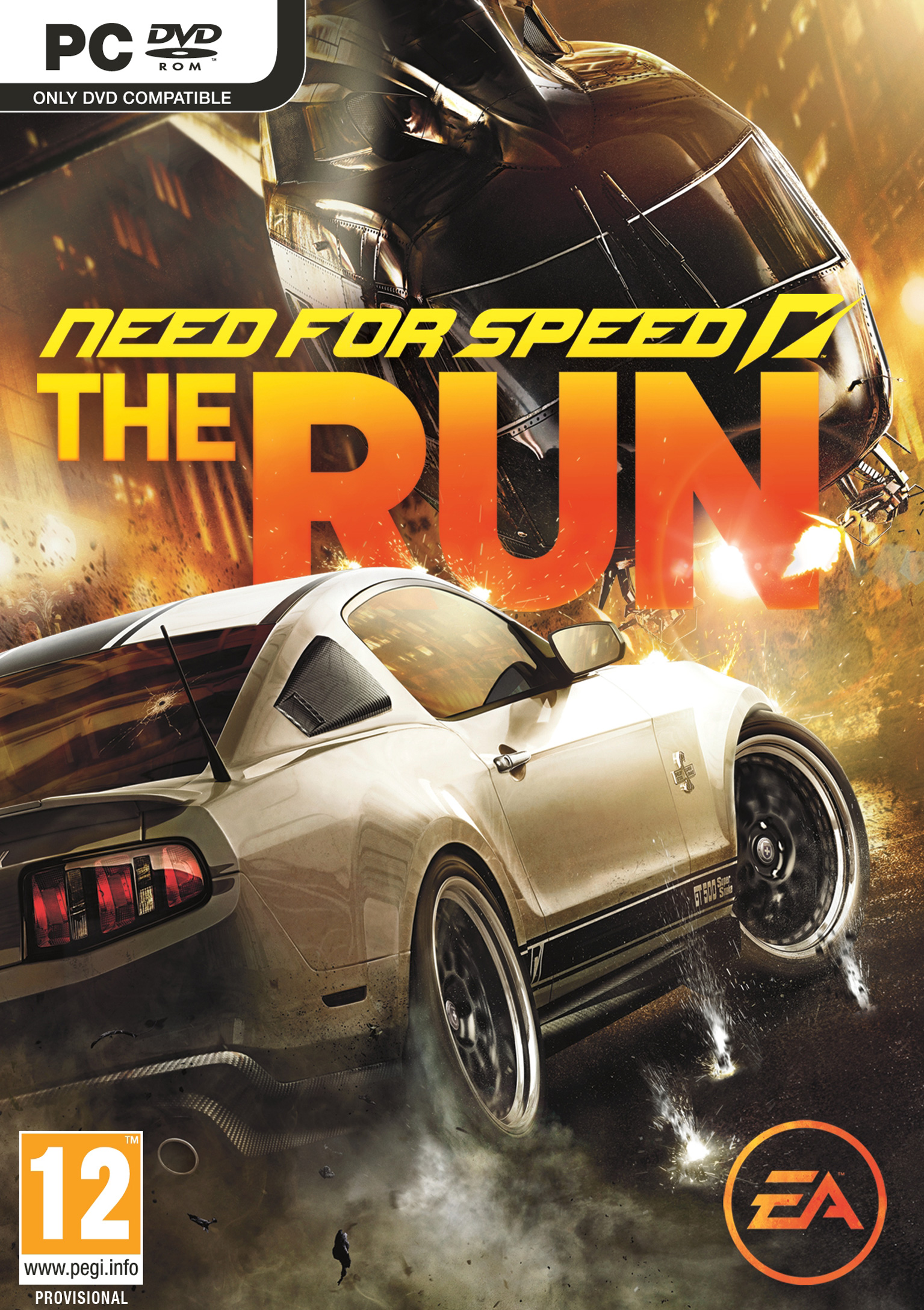 Need for Speed: The Run - pedn DVD obal