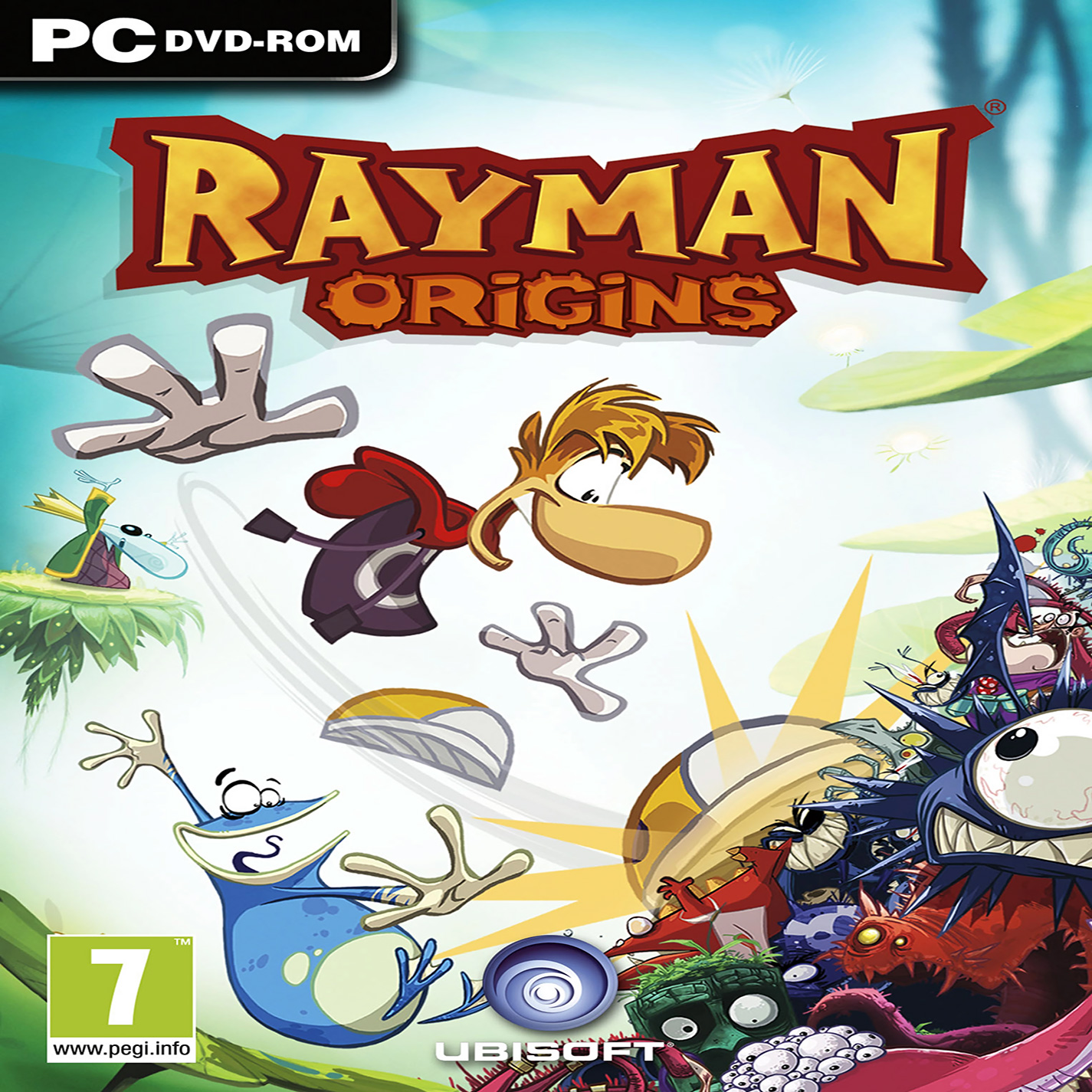 Rayman Origins - pedn CD obal