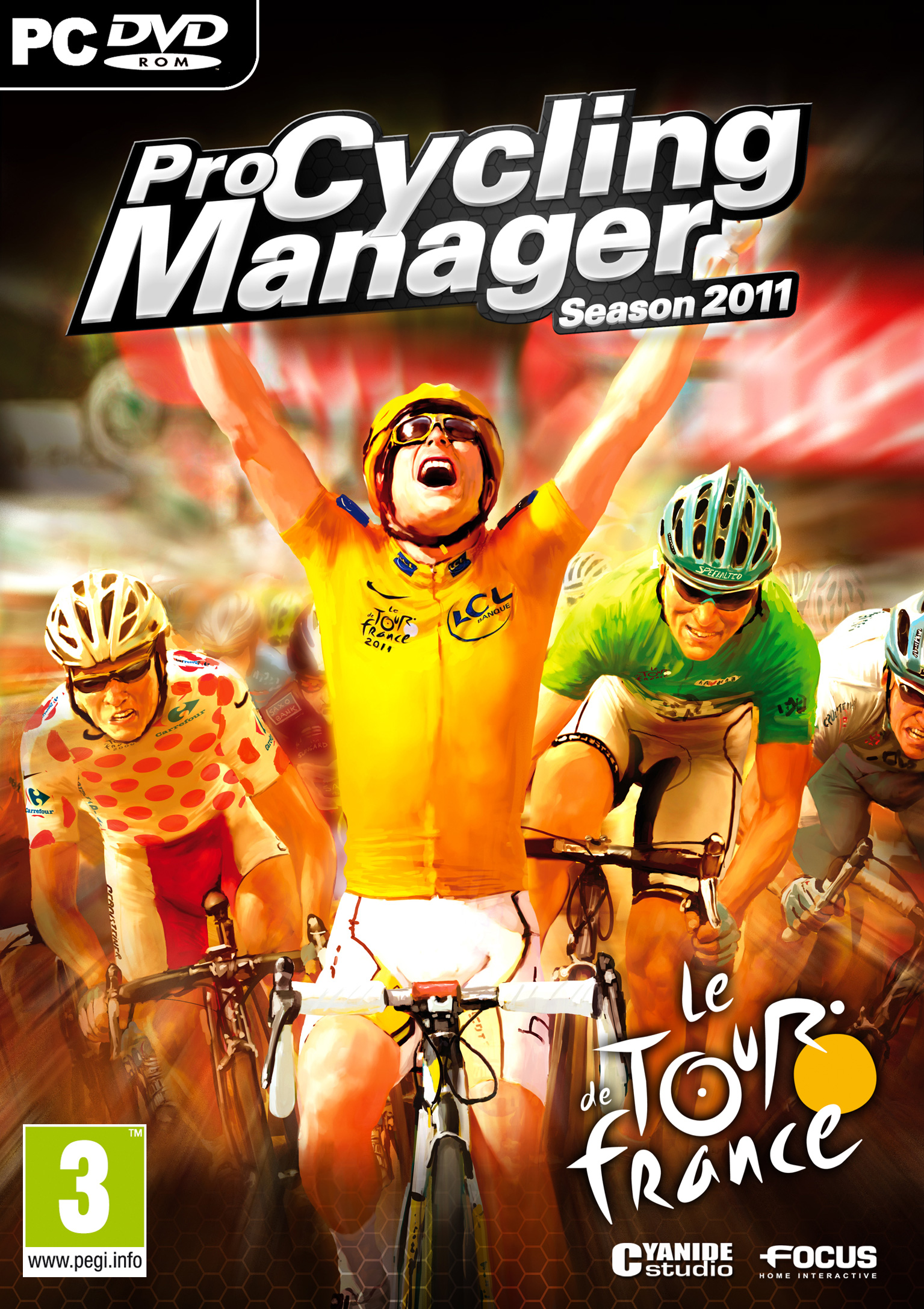 Pro Cycling Manager 2011 - pedn DVD obal