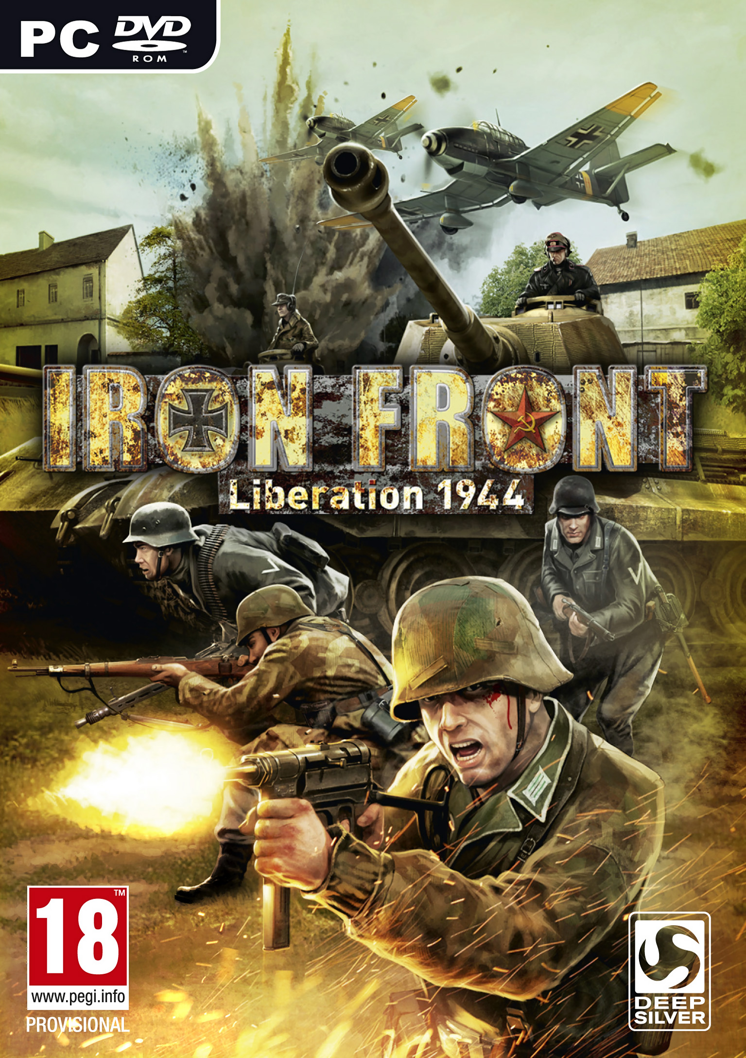 Iron Front: Liberation 1944 - pedn DVD obal