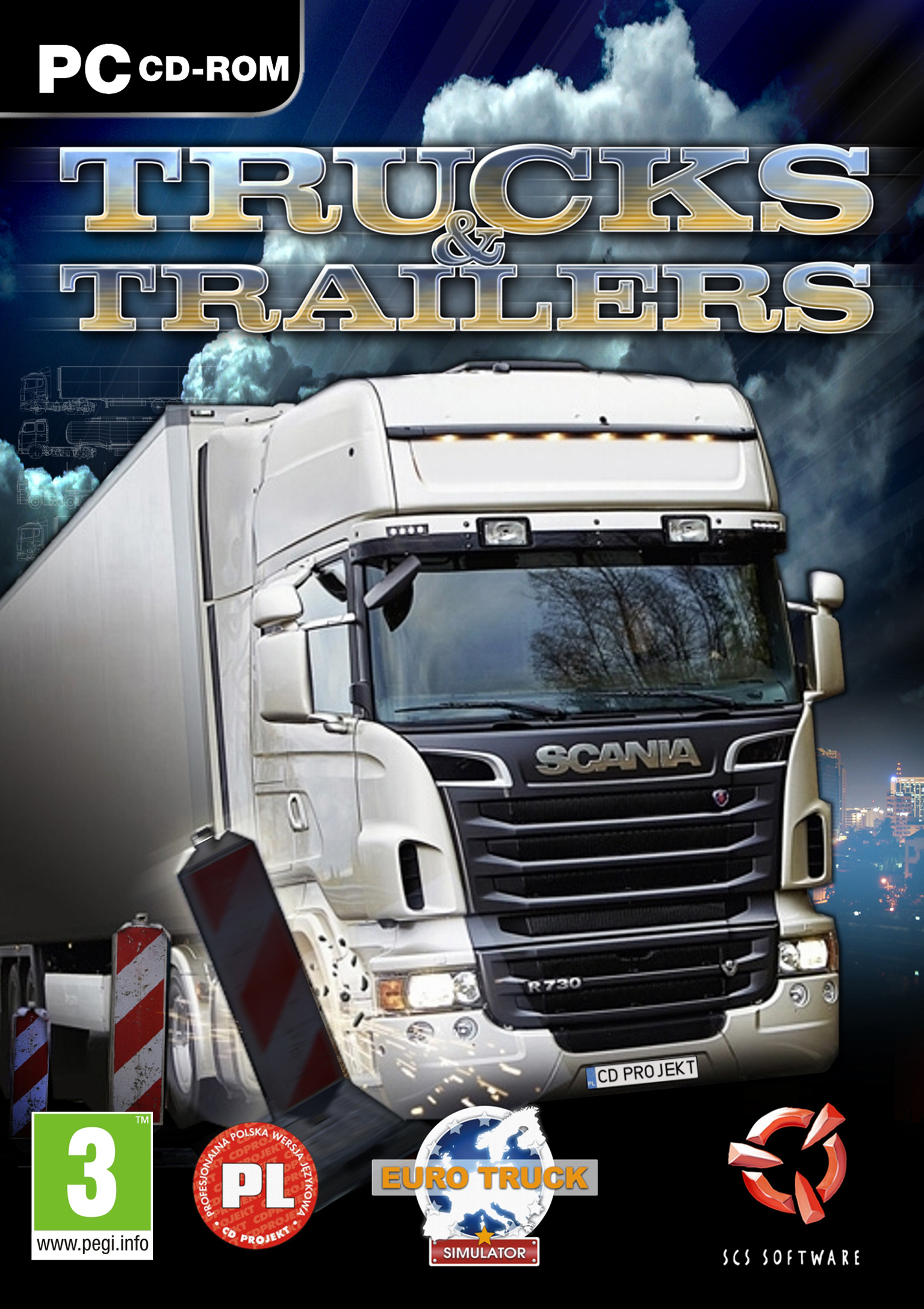 Trucks & Trailers - pedn DVD obal 2