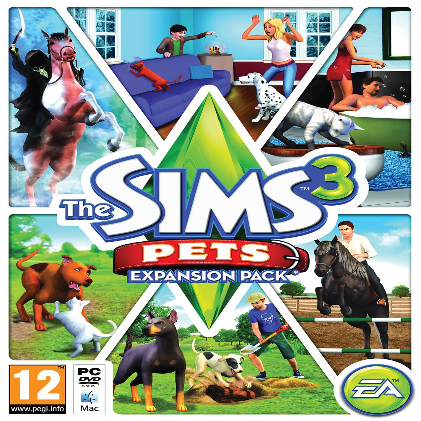The Sims 3: Pets - pedn CD obal