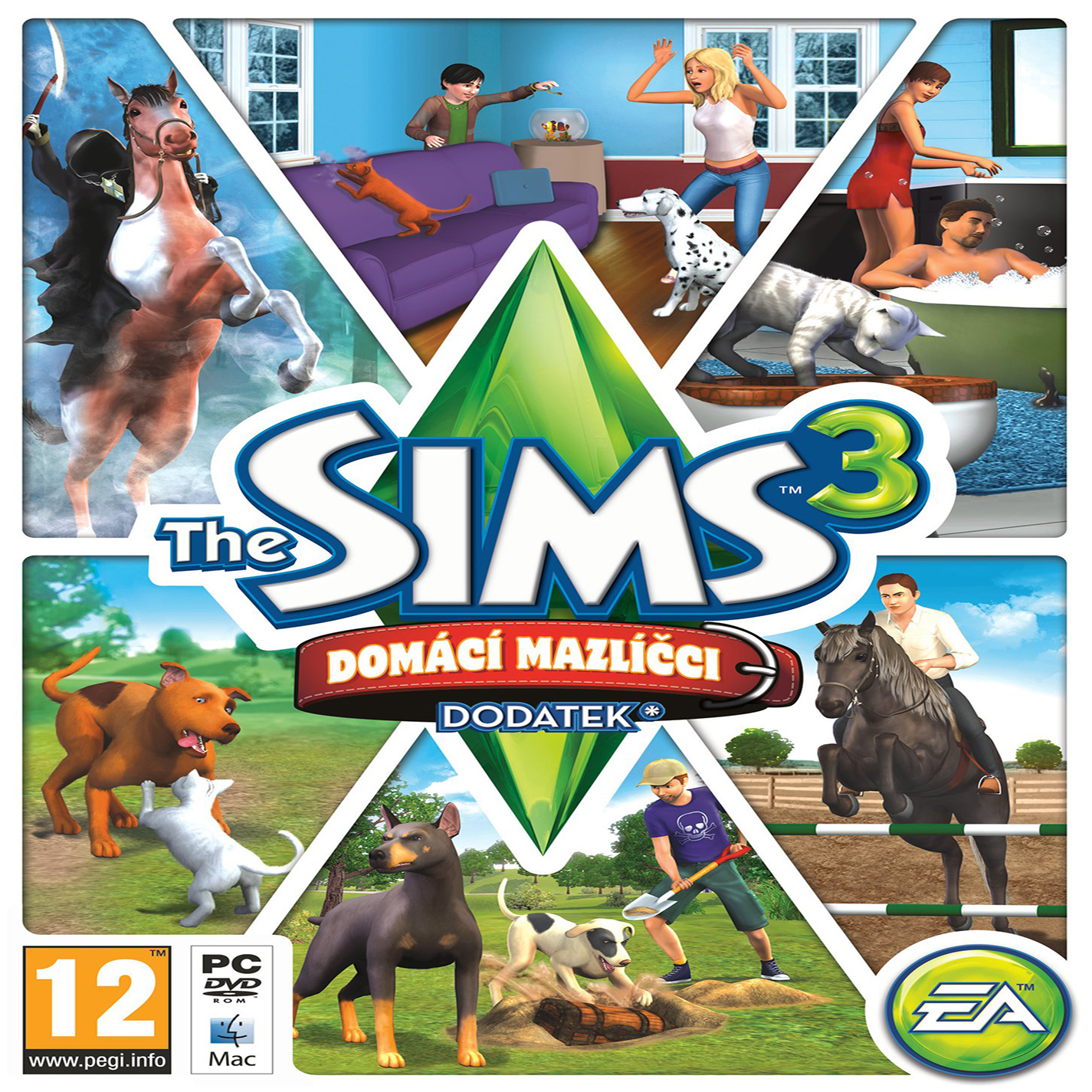 The Sims 3: Pets - pedn CD obal 2
