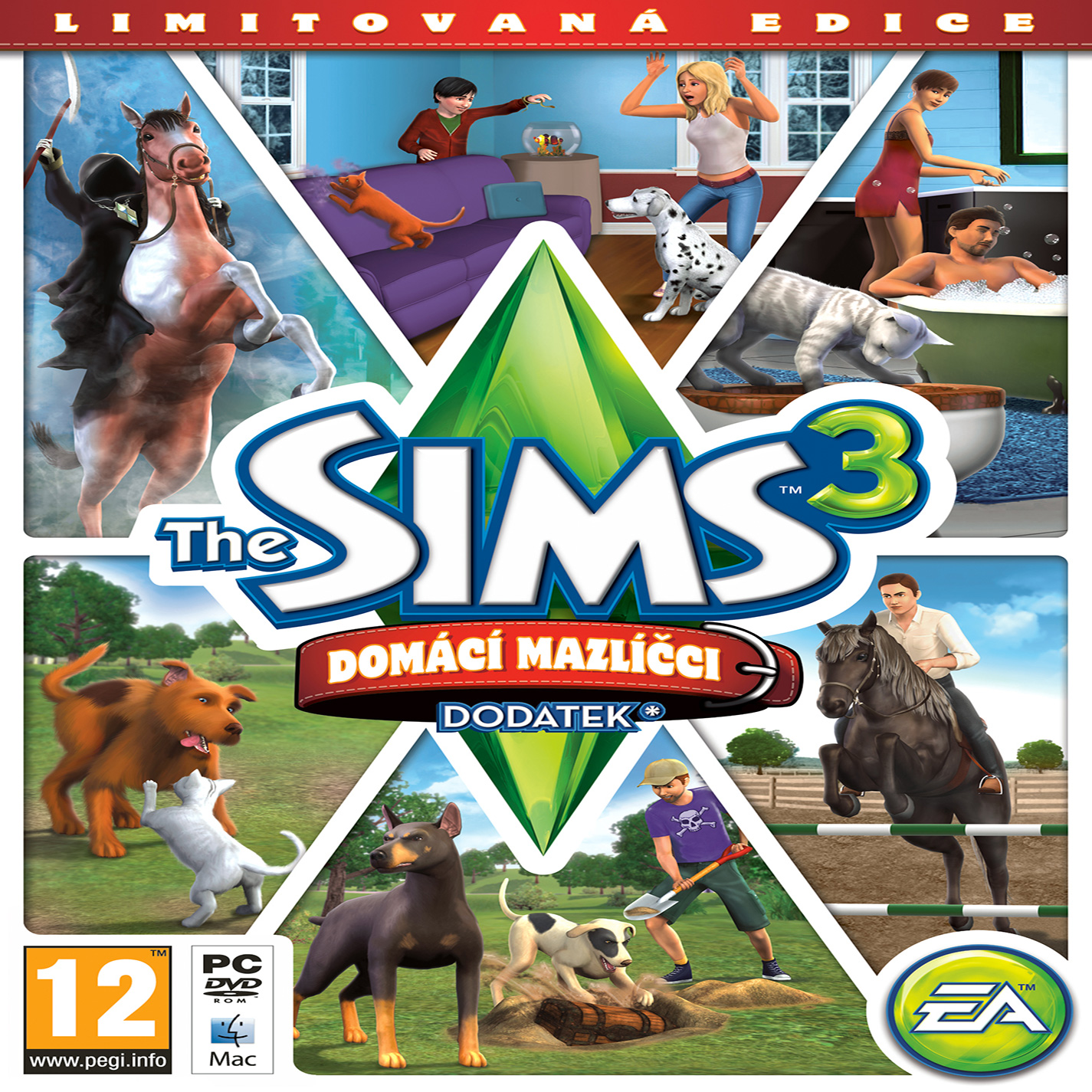 The Sims 3: Pets - pedn CD obal 3