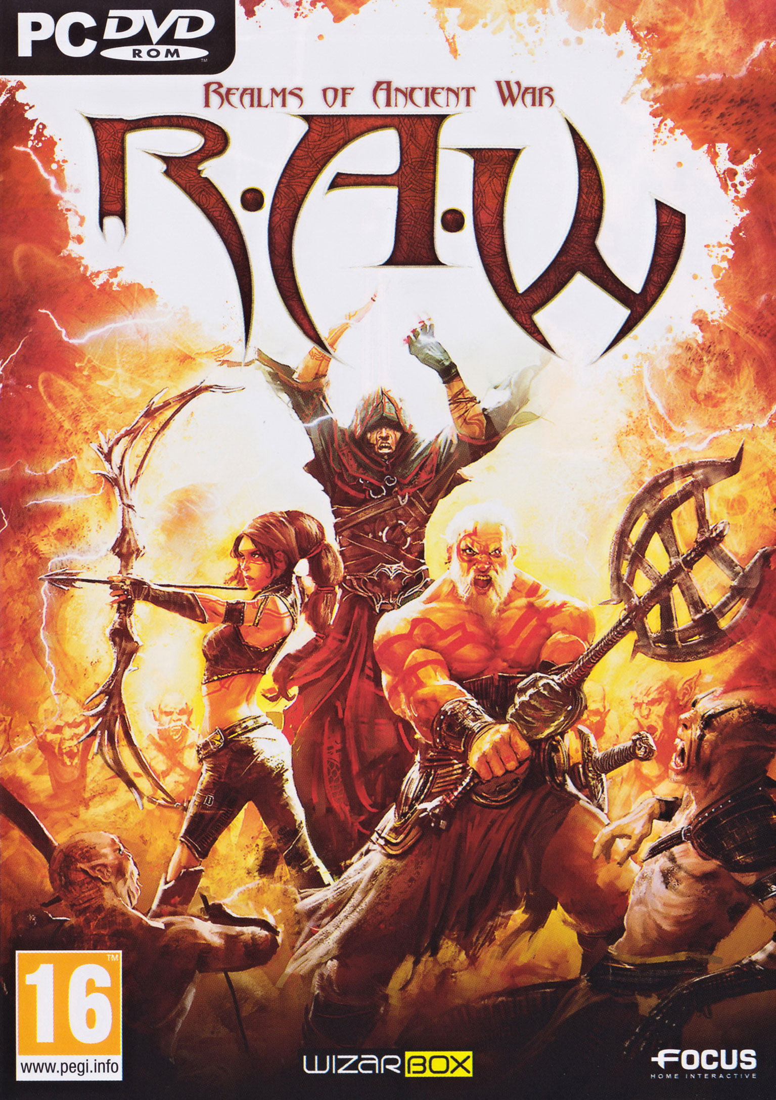 R.A.W. Realms of Ancient War - pedn DVD obal
