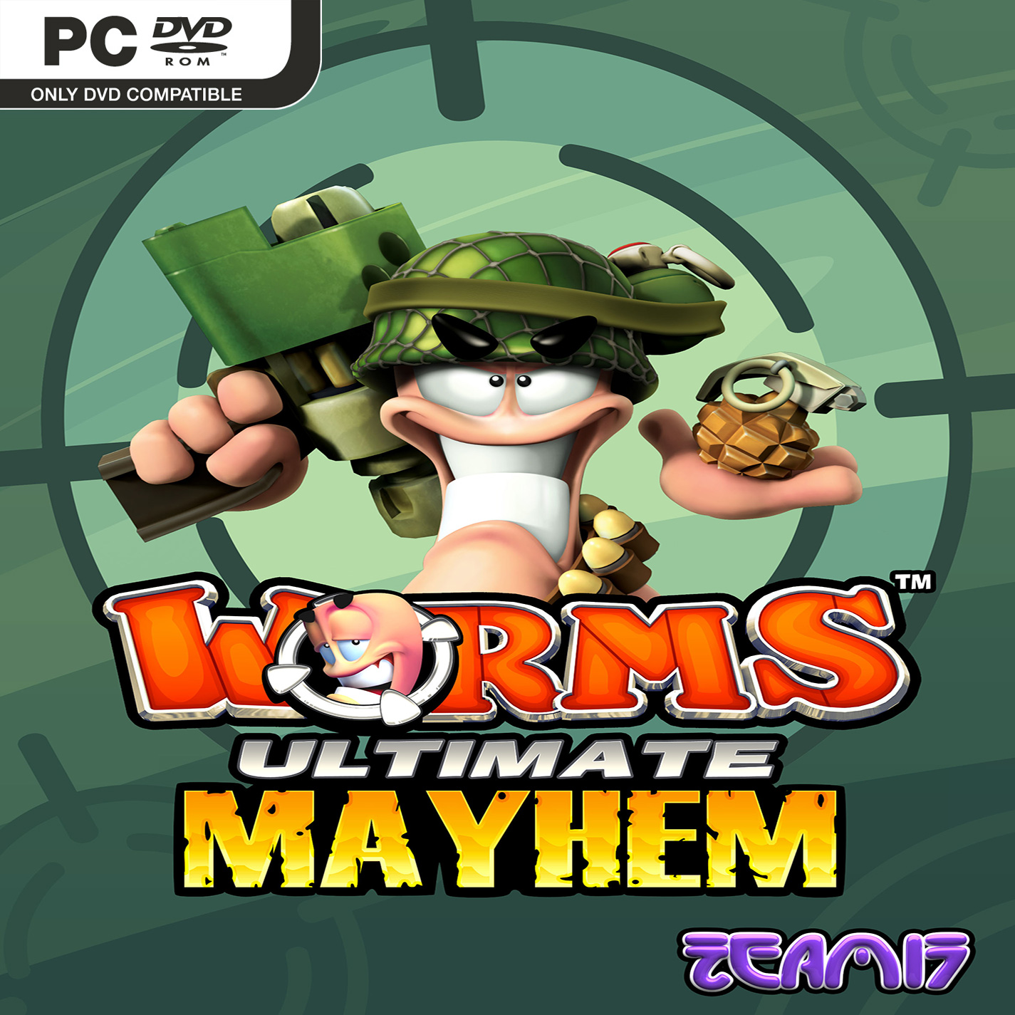 Worms: Ultimate Mayhem - pedn CD obal