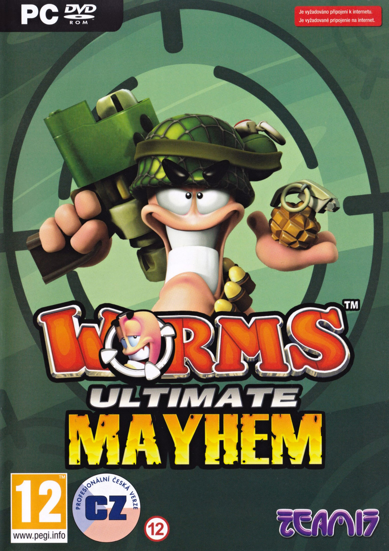 Worms: Ultimate Mayhem - pedn DVD obal 2