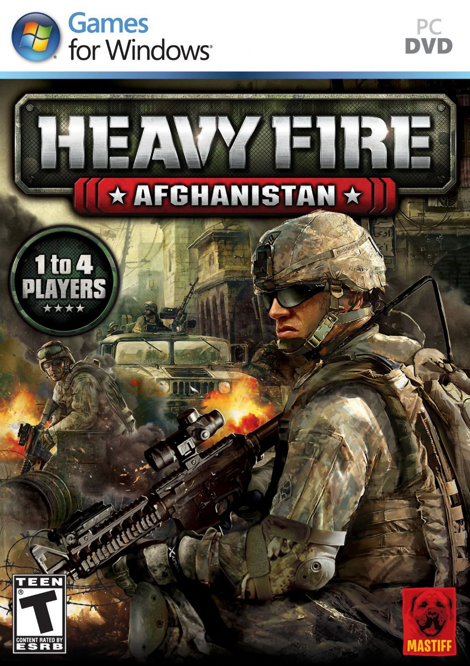 Heavy Fire: Afghanistan - pedn DVD obal 2