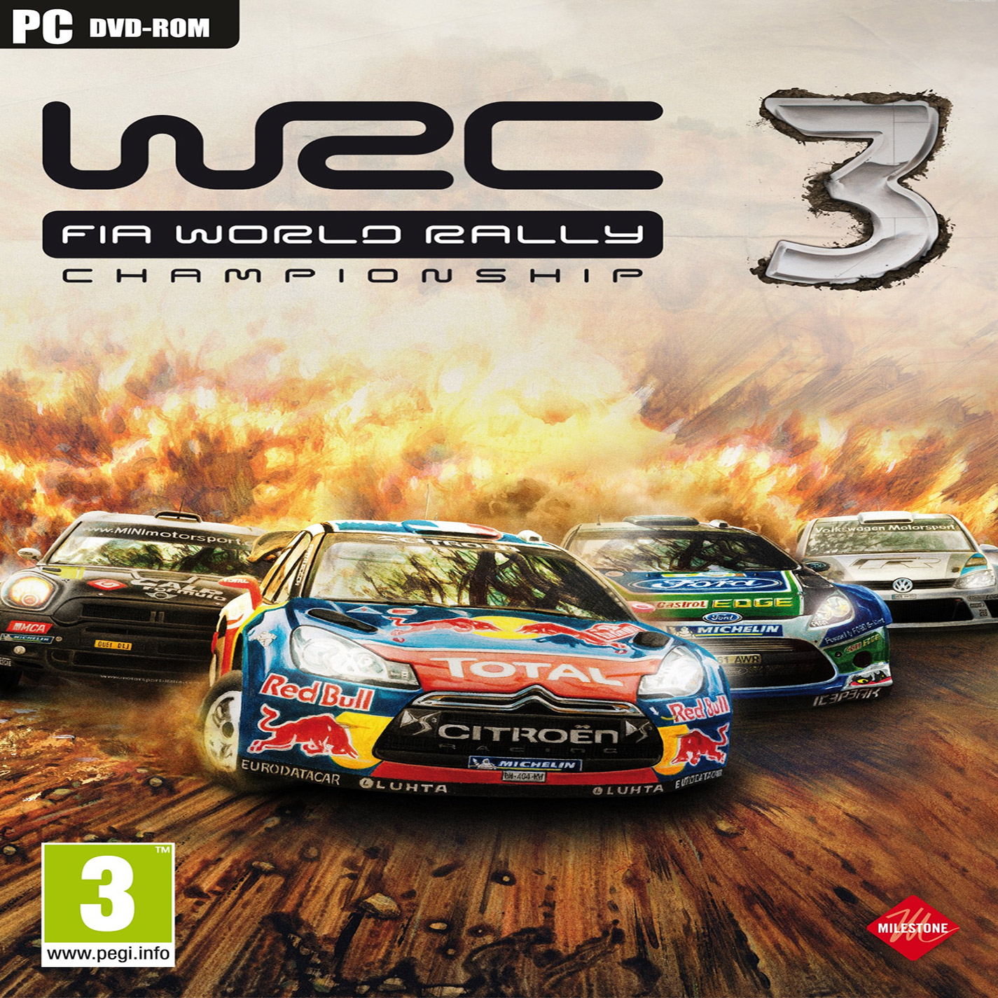 WRC 3 - pedn CD obal