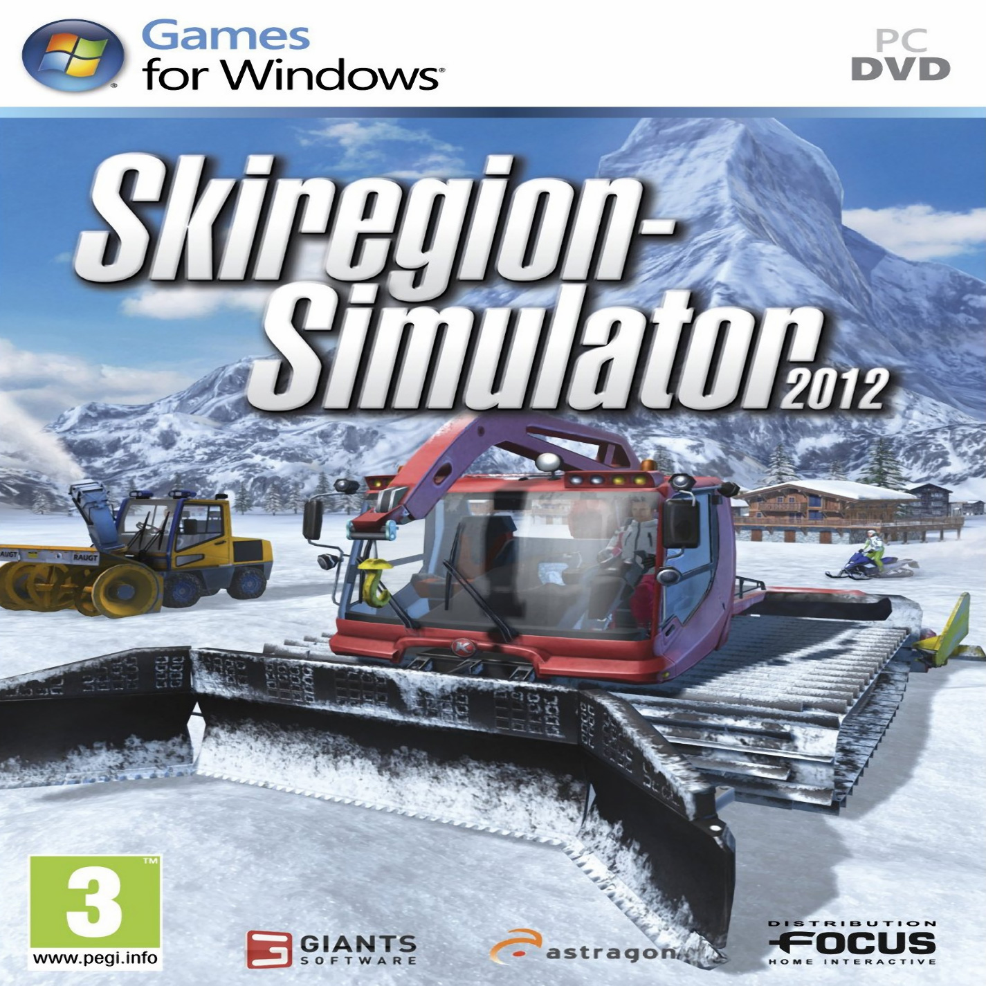 Ski Region Simulator 2012 - pedn CD obal