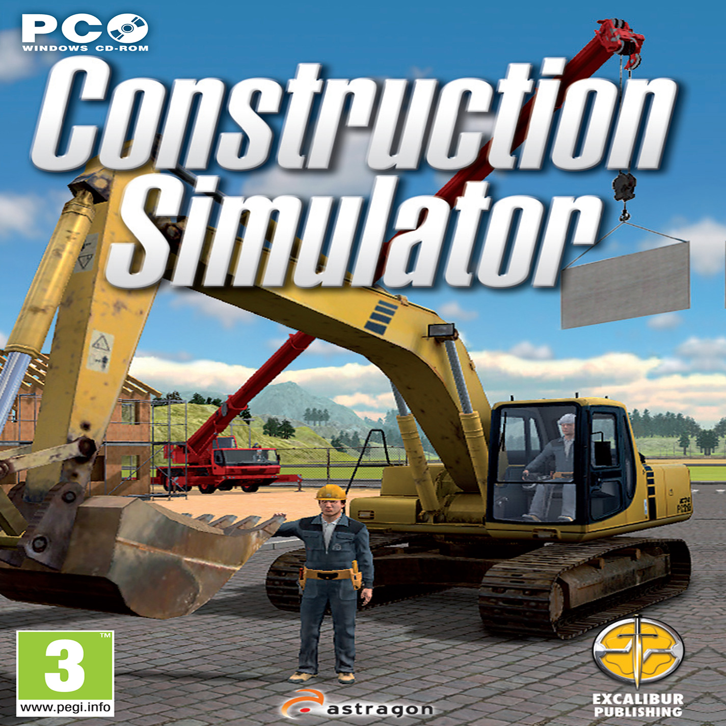Construction Simulator 2012 - pedn CD obal