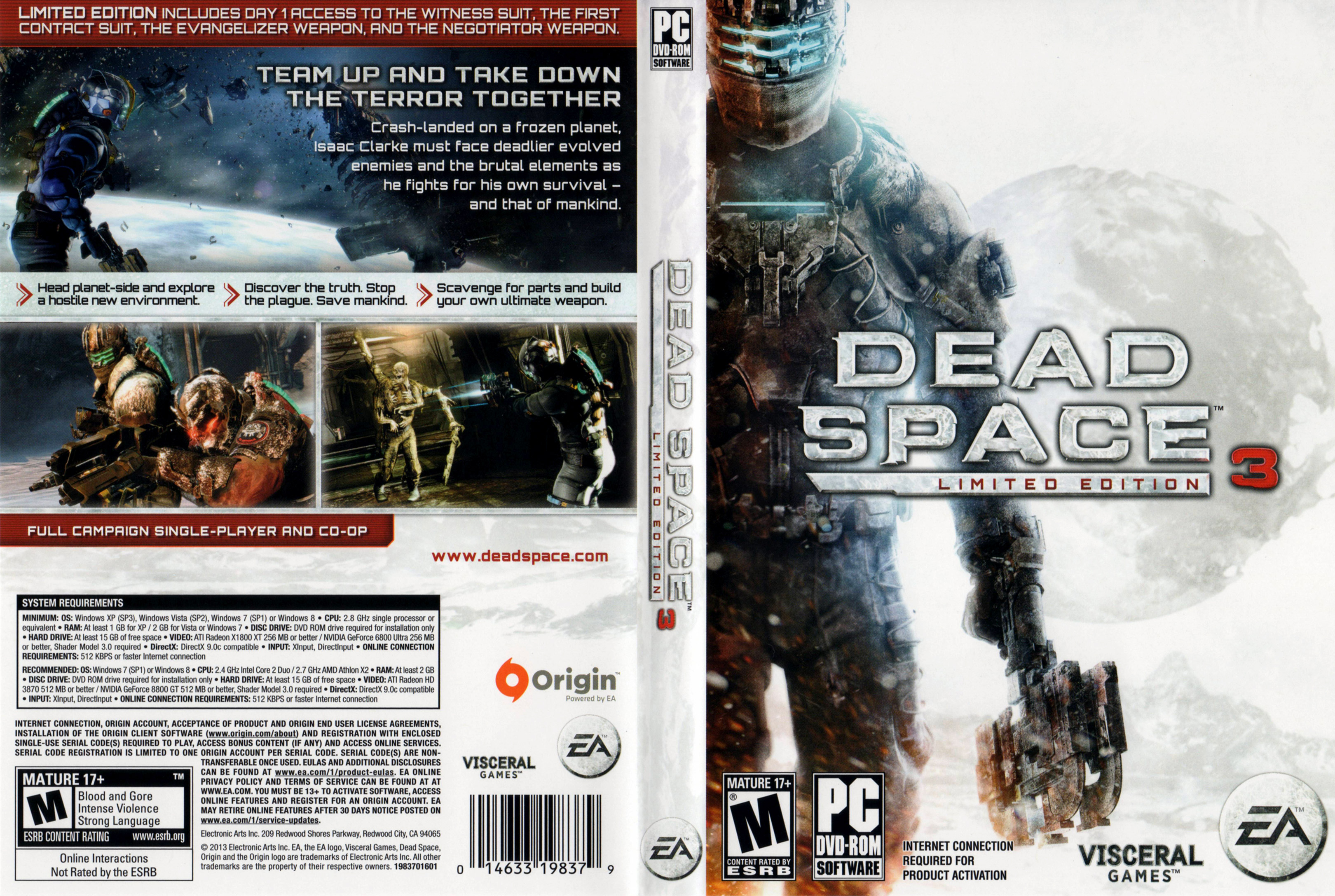 Dead Space 3 - DVD obal