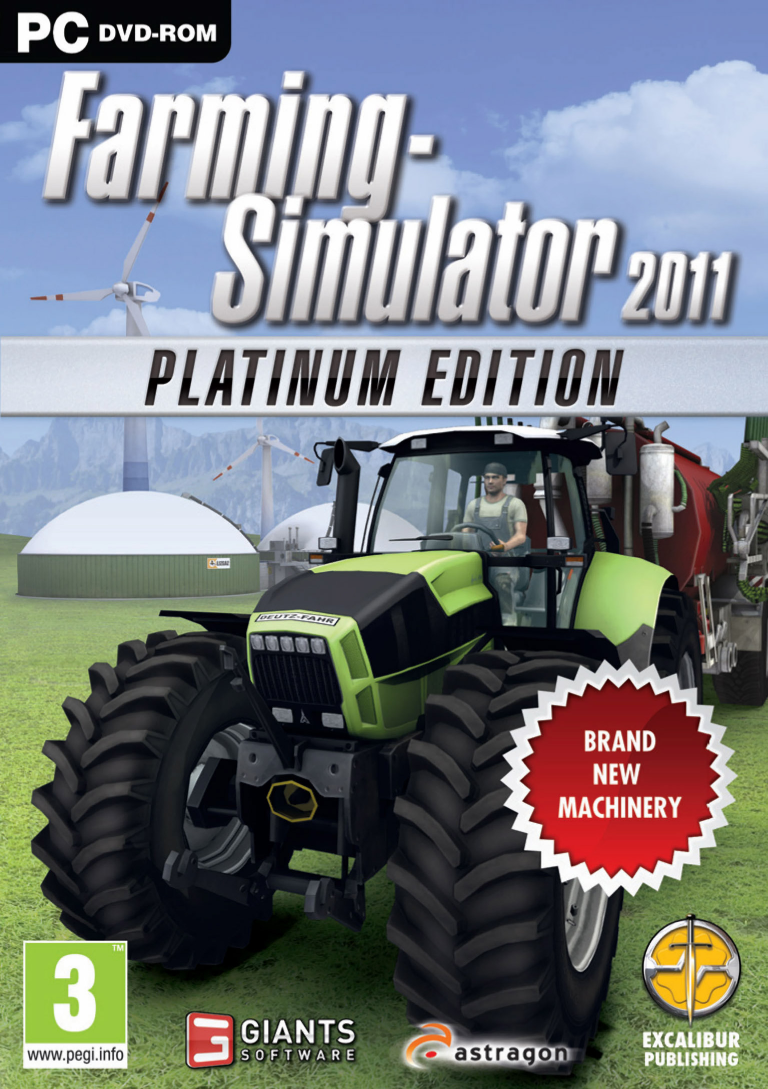 Farming Simulator 2011: Platinum Edition - pedn DVD obal