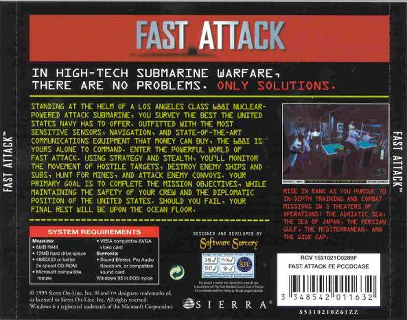 Fast Attack - zadn CD obal