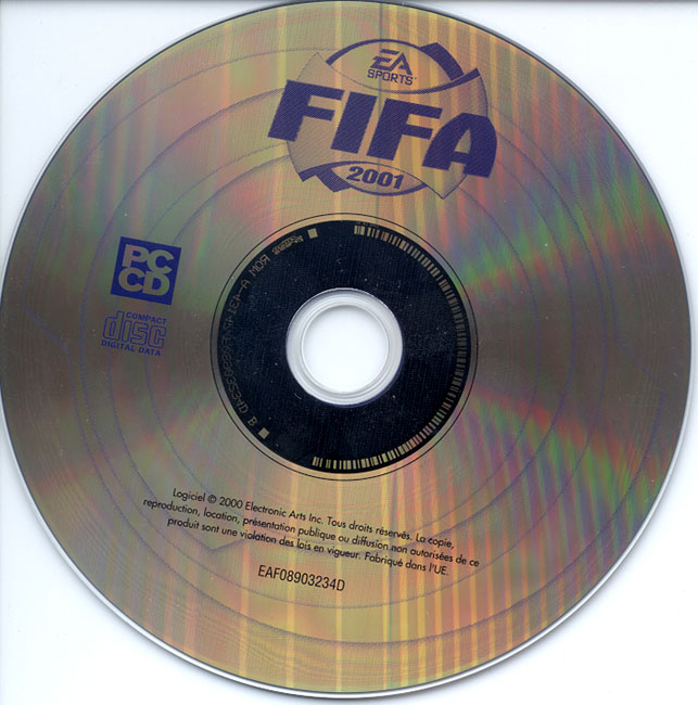 FIFA 2001 - CD obal