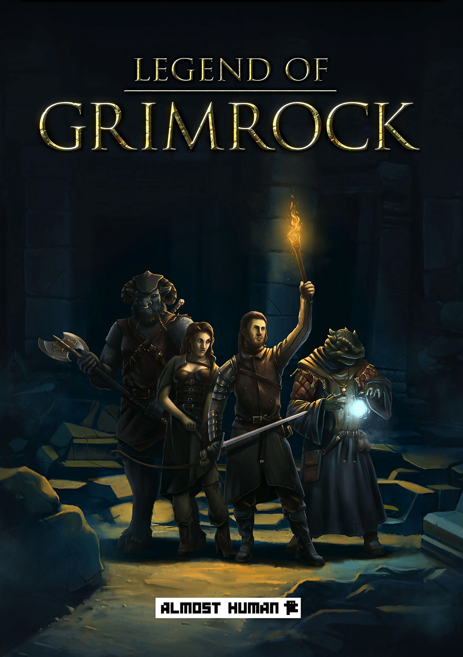 Legend of Grimrock - pedn DVD obal