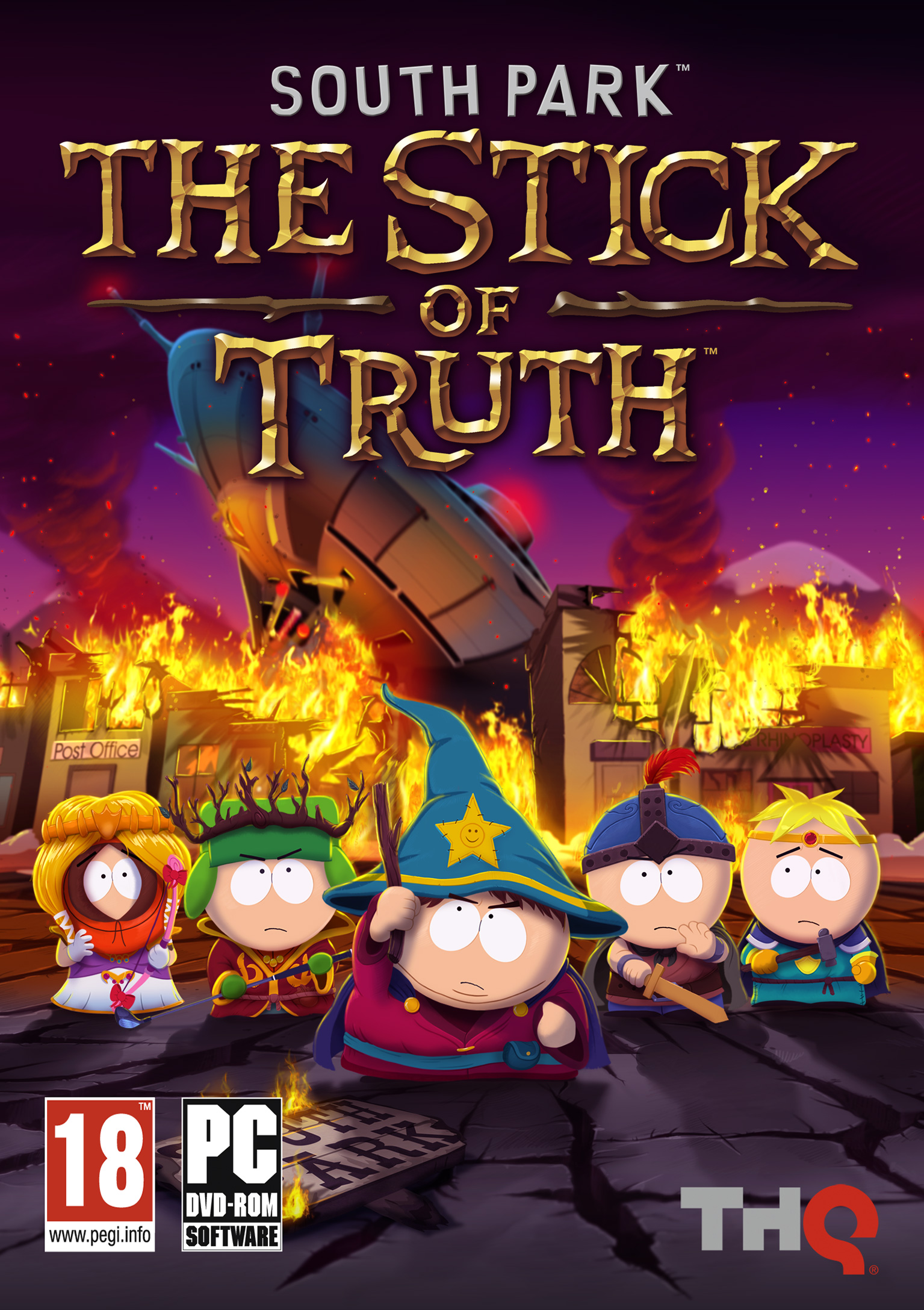 South Park: The Stick of Truth - pedn DVD obal