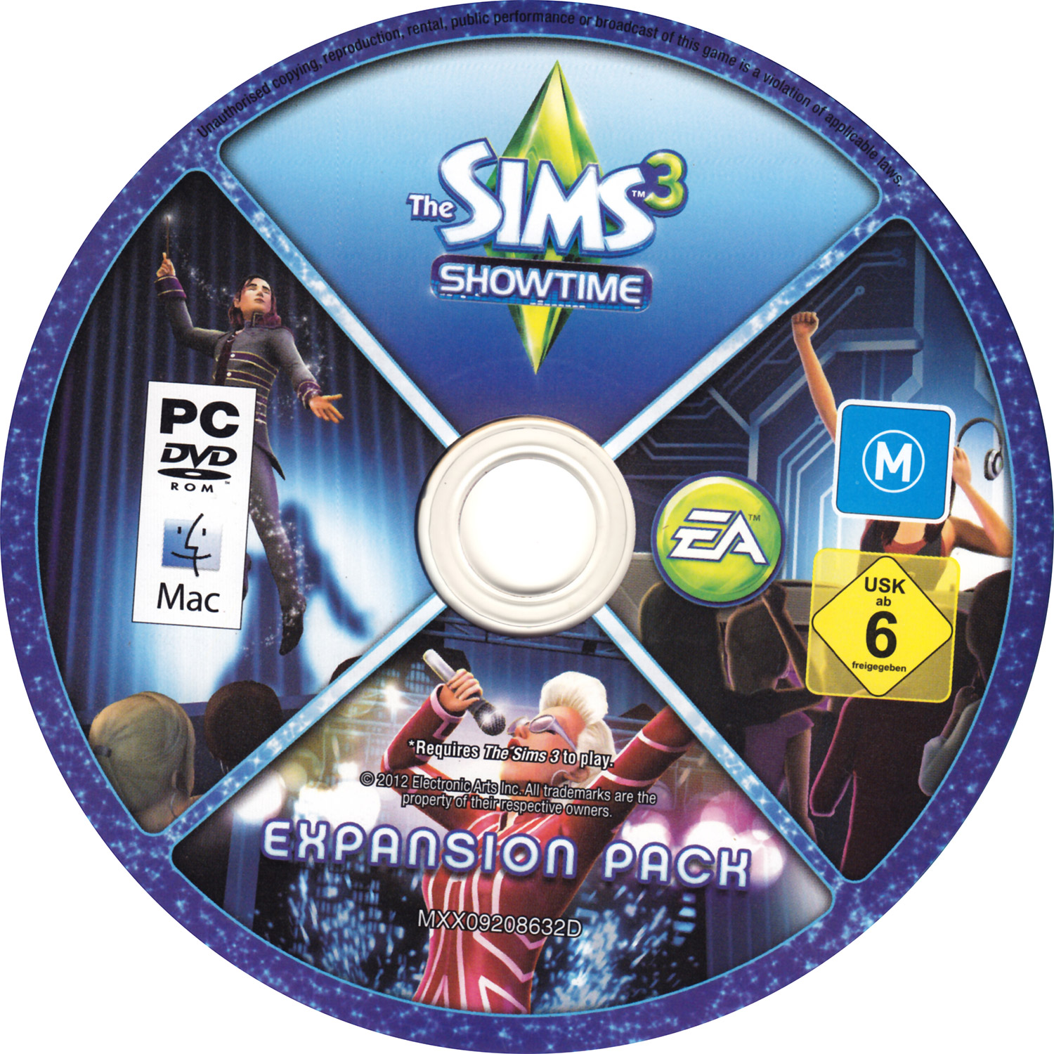 The Sims 3: Showtime - CD obal