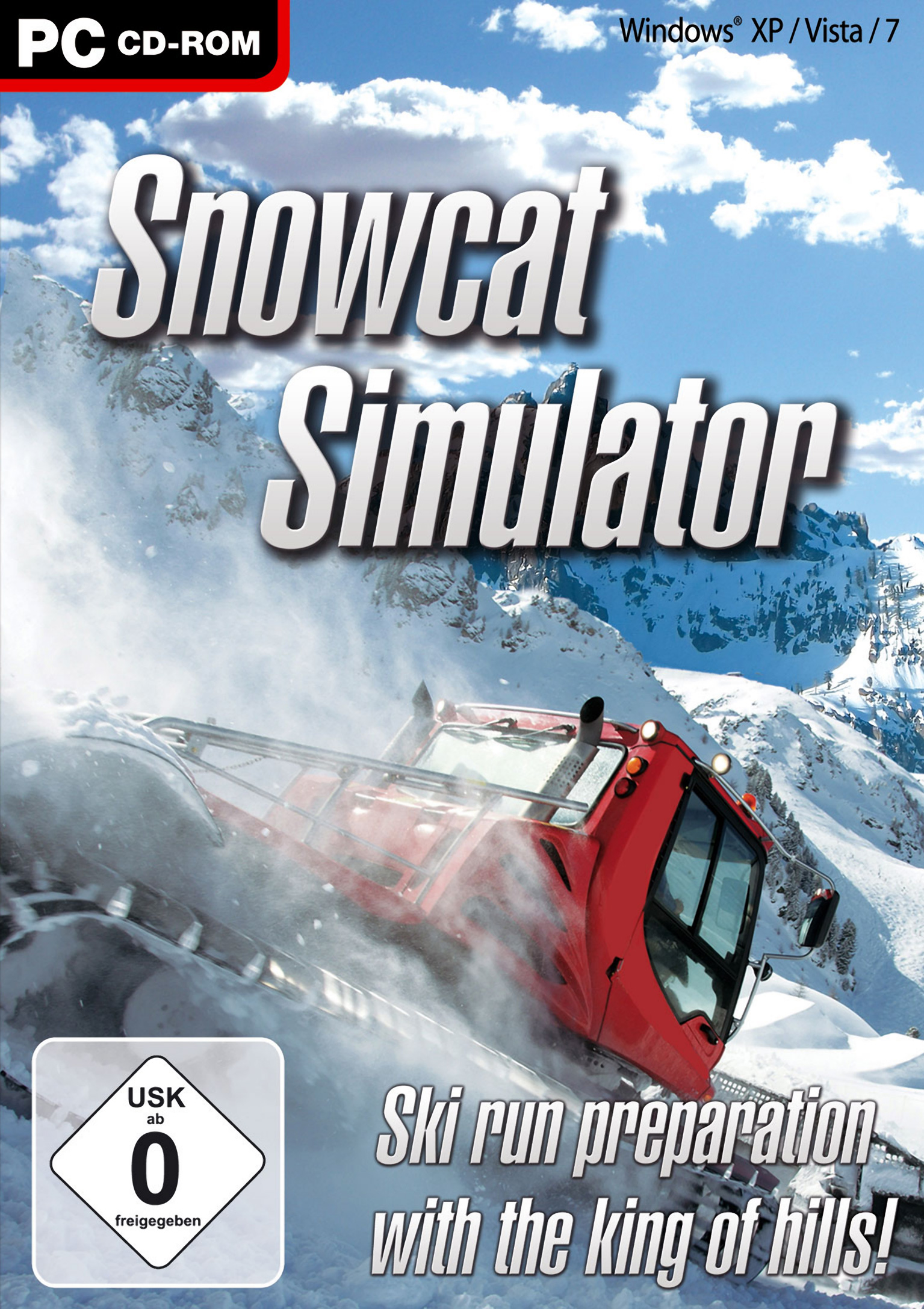 Snowcat Simulator - pedn DVD obal