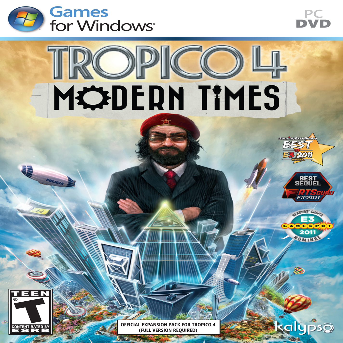 Tropico 4: Modern Times - pedn CD obal