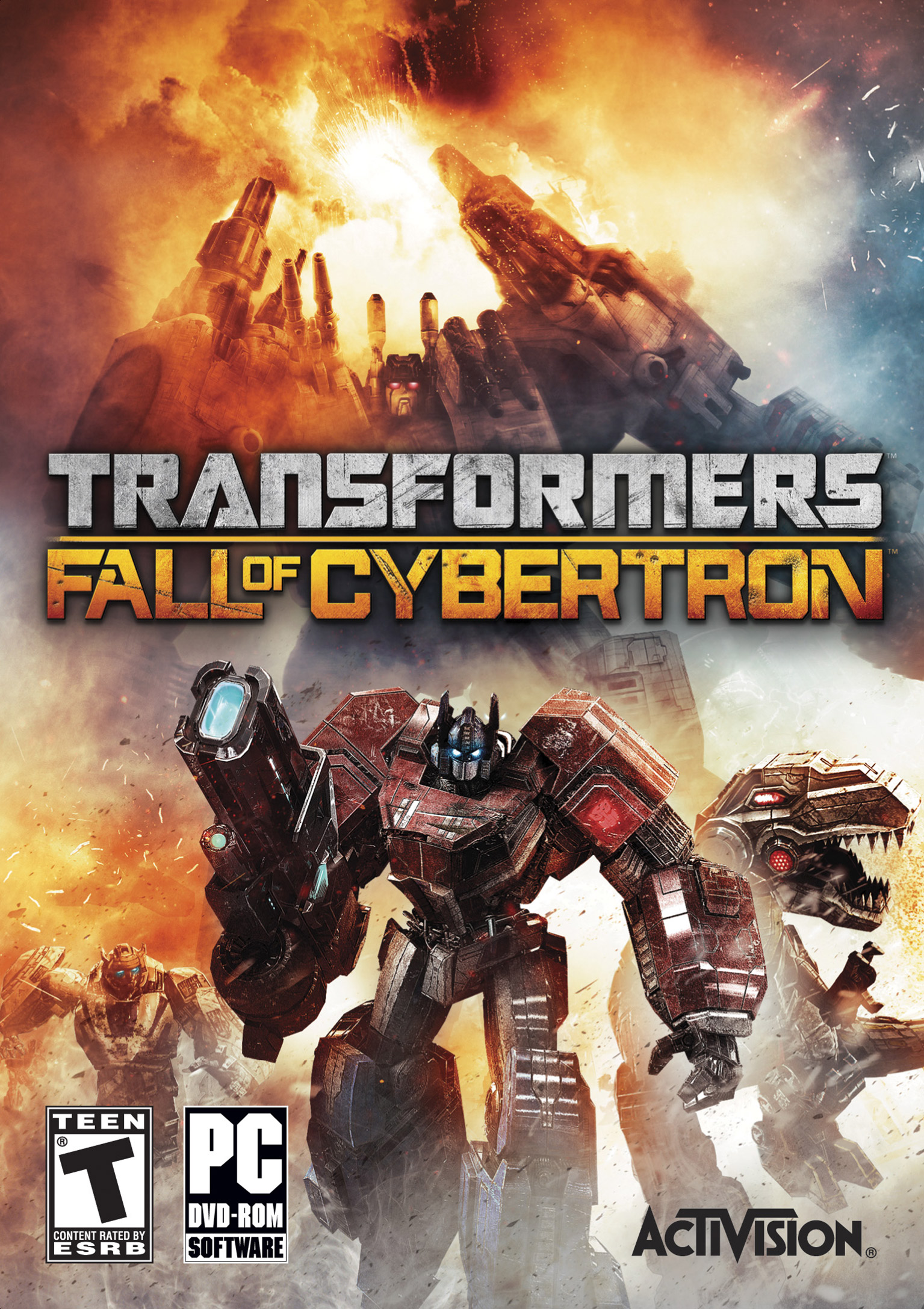 Transformers: Fall of Cybertron - pedn DVD obal