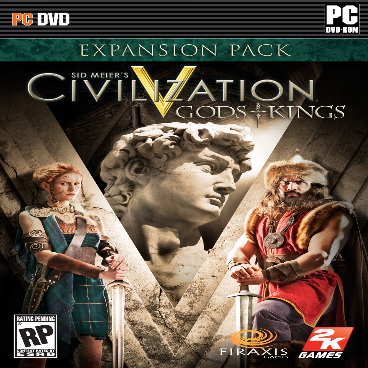 Civilization V: Gods & Kings - pedn CD obal