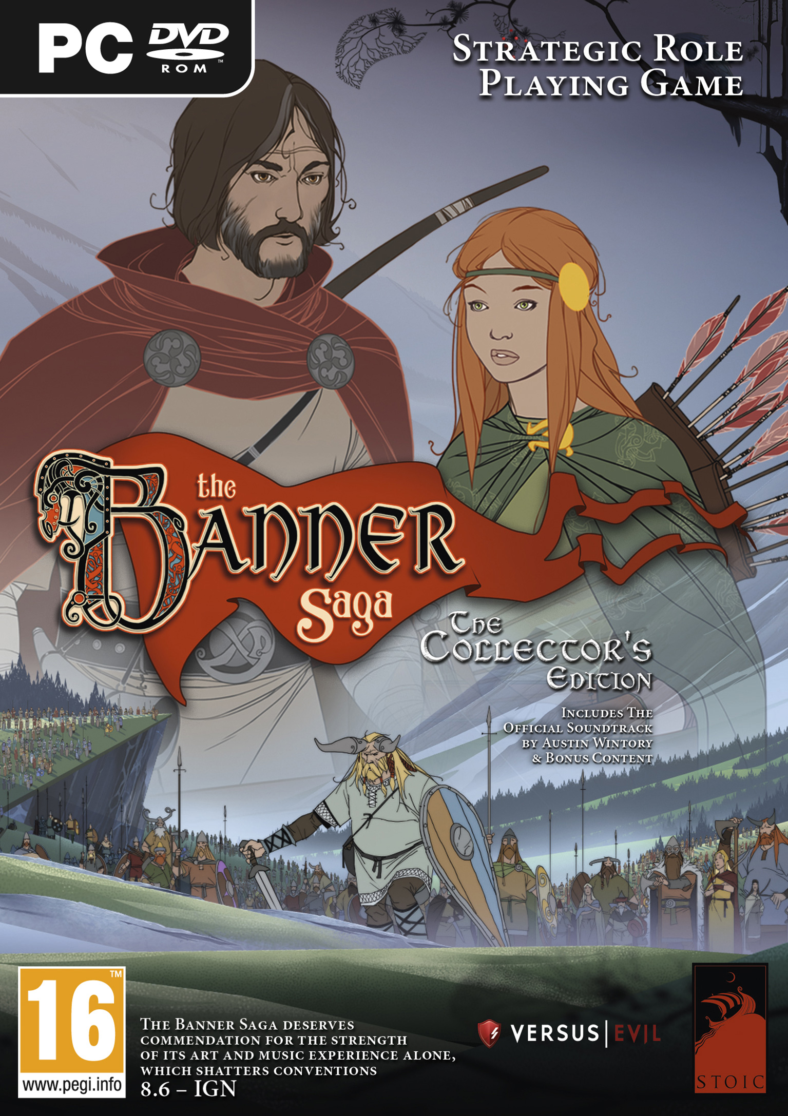The Banner Saga - pedn DVD obal