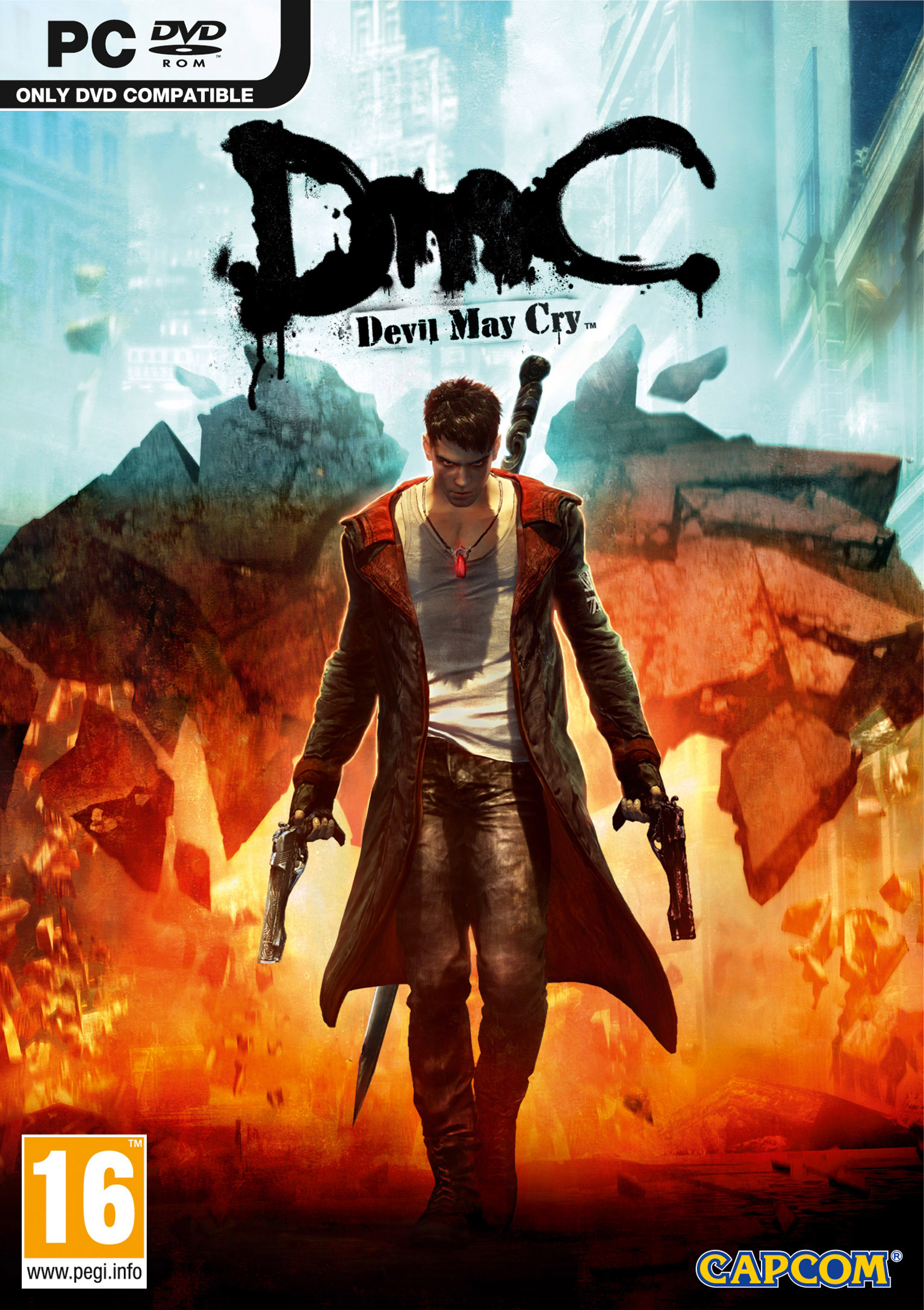 DmC - Devil May Cry - pedn DVD obal