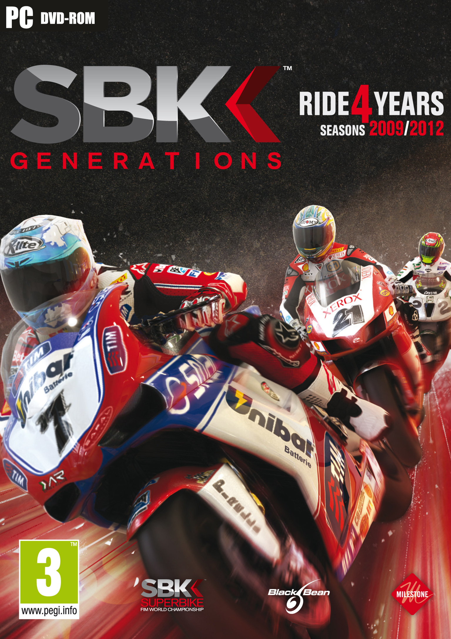 SBK Generations - pedn DVD obal
