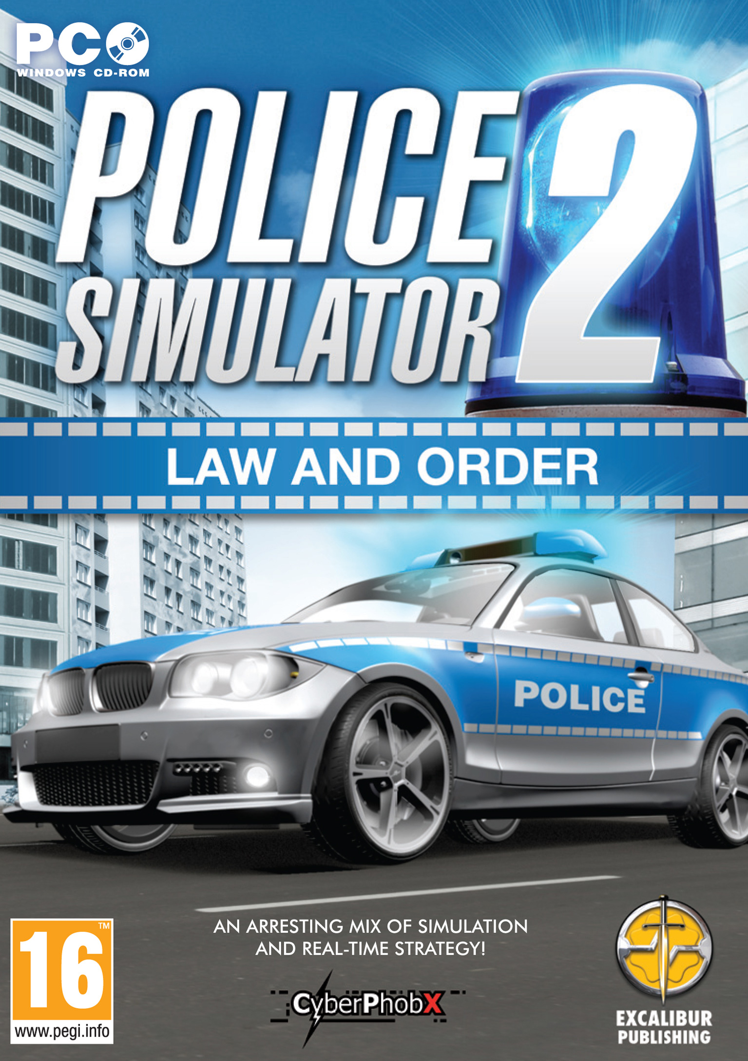 Police Simulator 2: Law and Order - pedn DVD obal