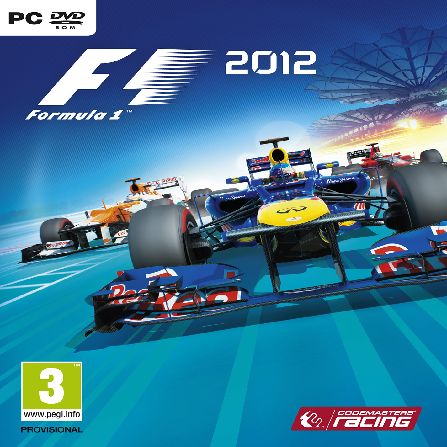 F1 2012 - pedn CD obal