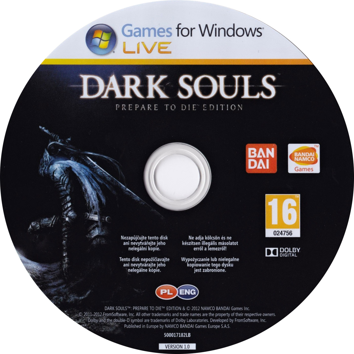 Dark Souls: Prepare To Die Edition - CD obal