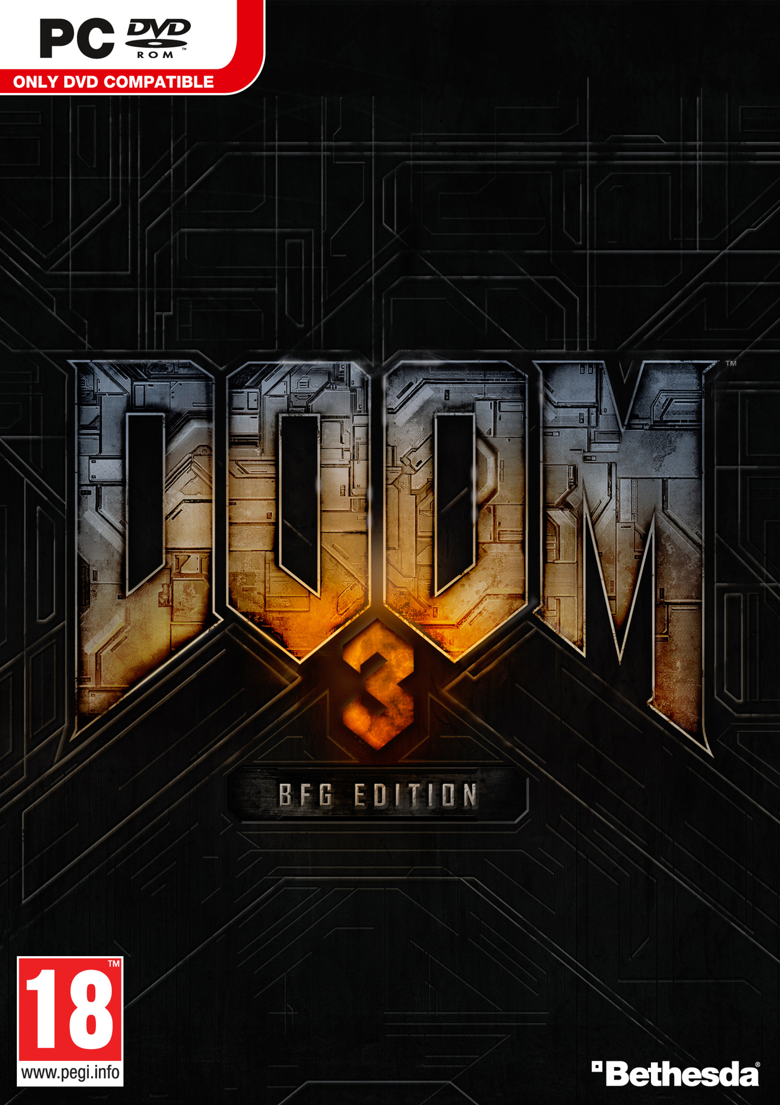 Doom 3: BFG Edition - pedn DVD obal