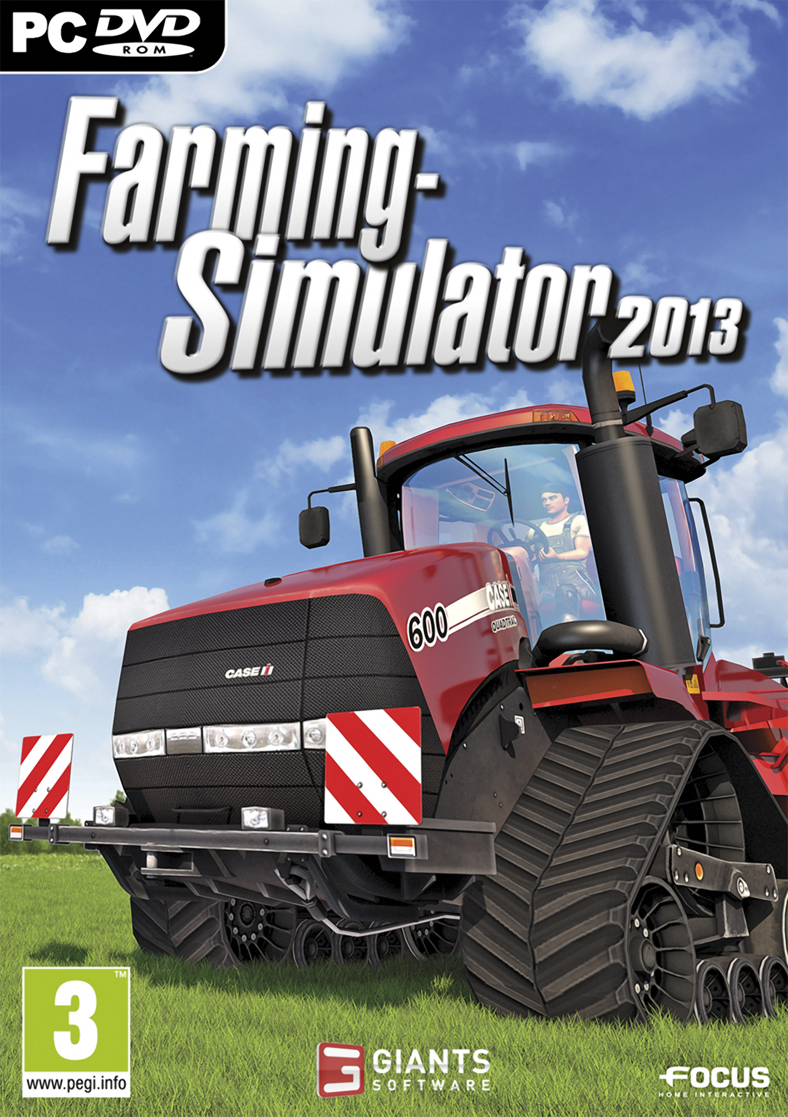 Farming Simulator 2013 - pedn DVD obal