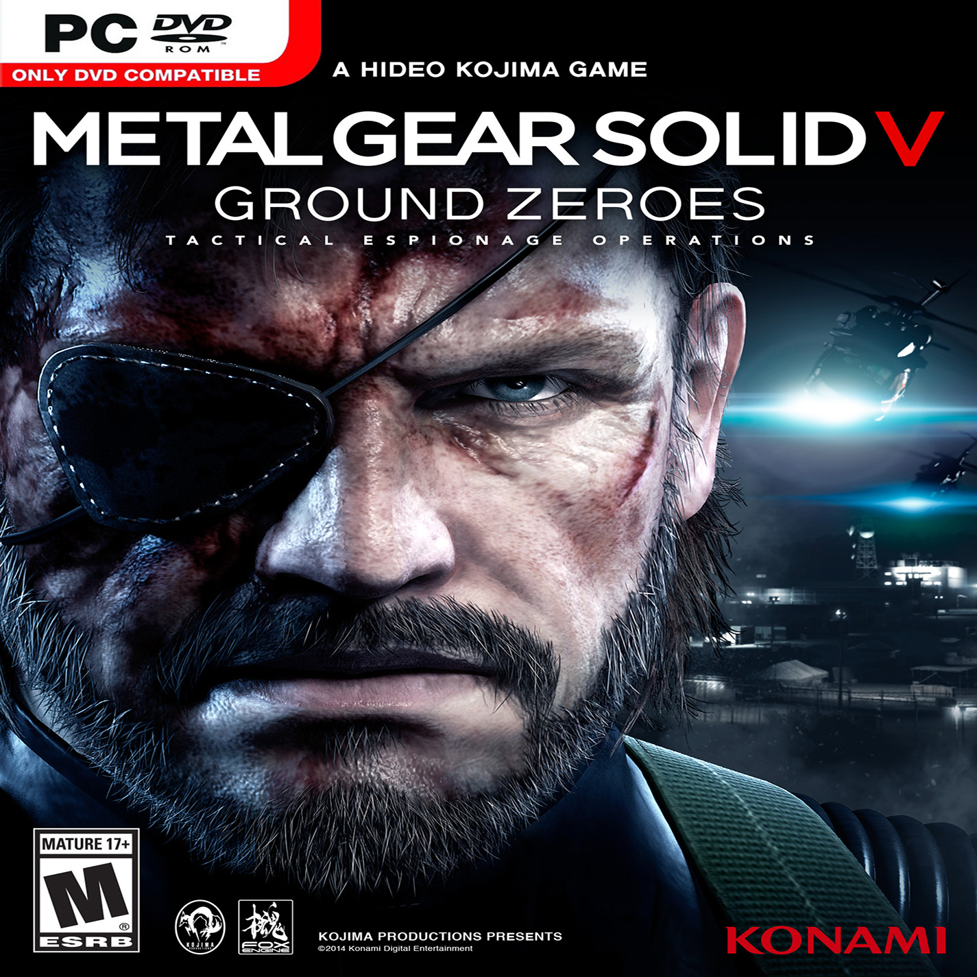 Metal Gear Solid V: Ground Zeroes - pedn CD obal