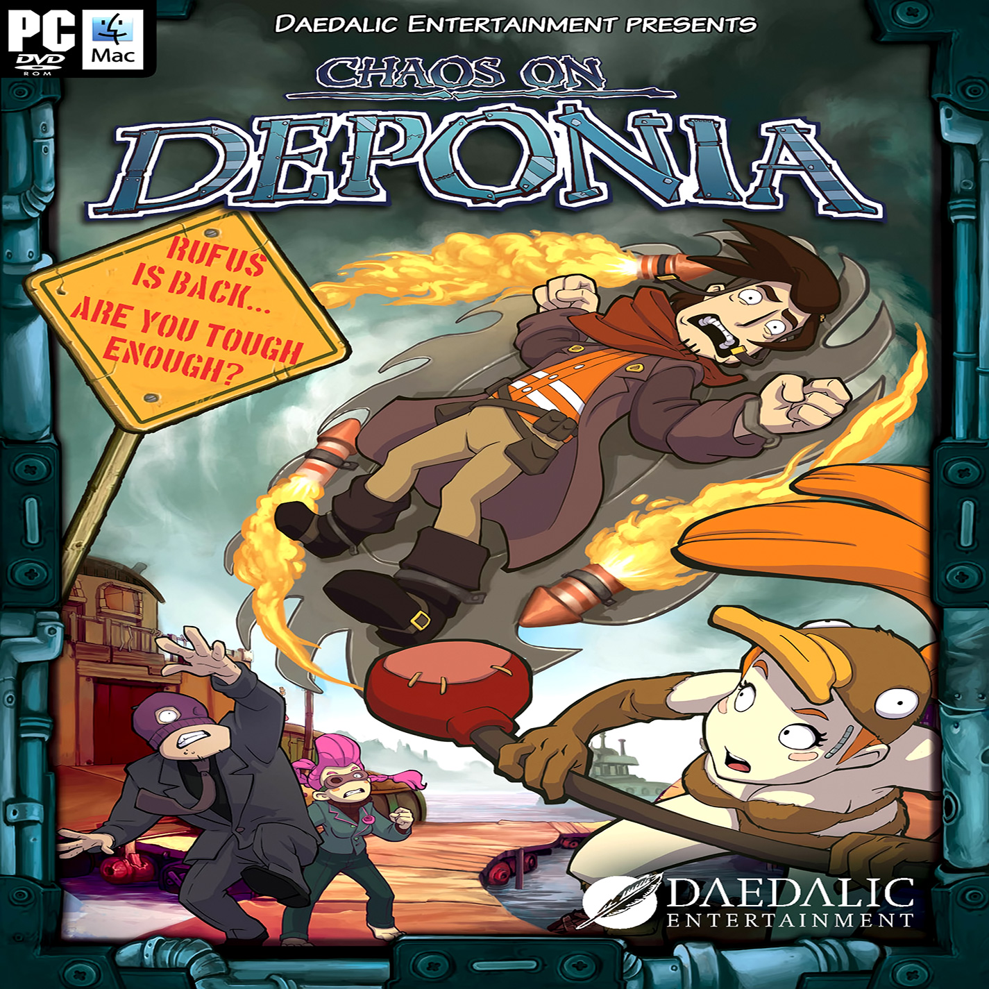 Chaos on Deponia - pedn CD obal