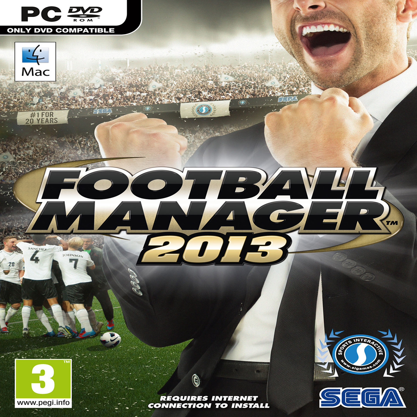 Football Manager 2013 - pedn CD obal