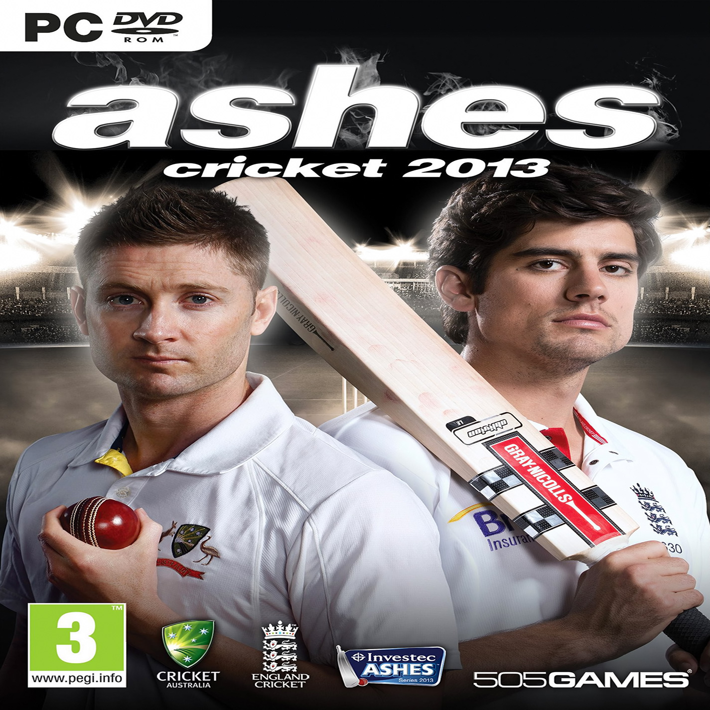 Ashes Cricket 2013 - pedn CD obal