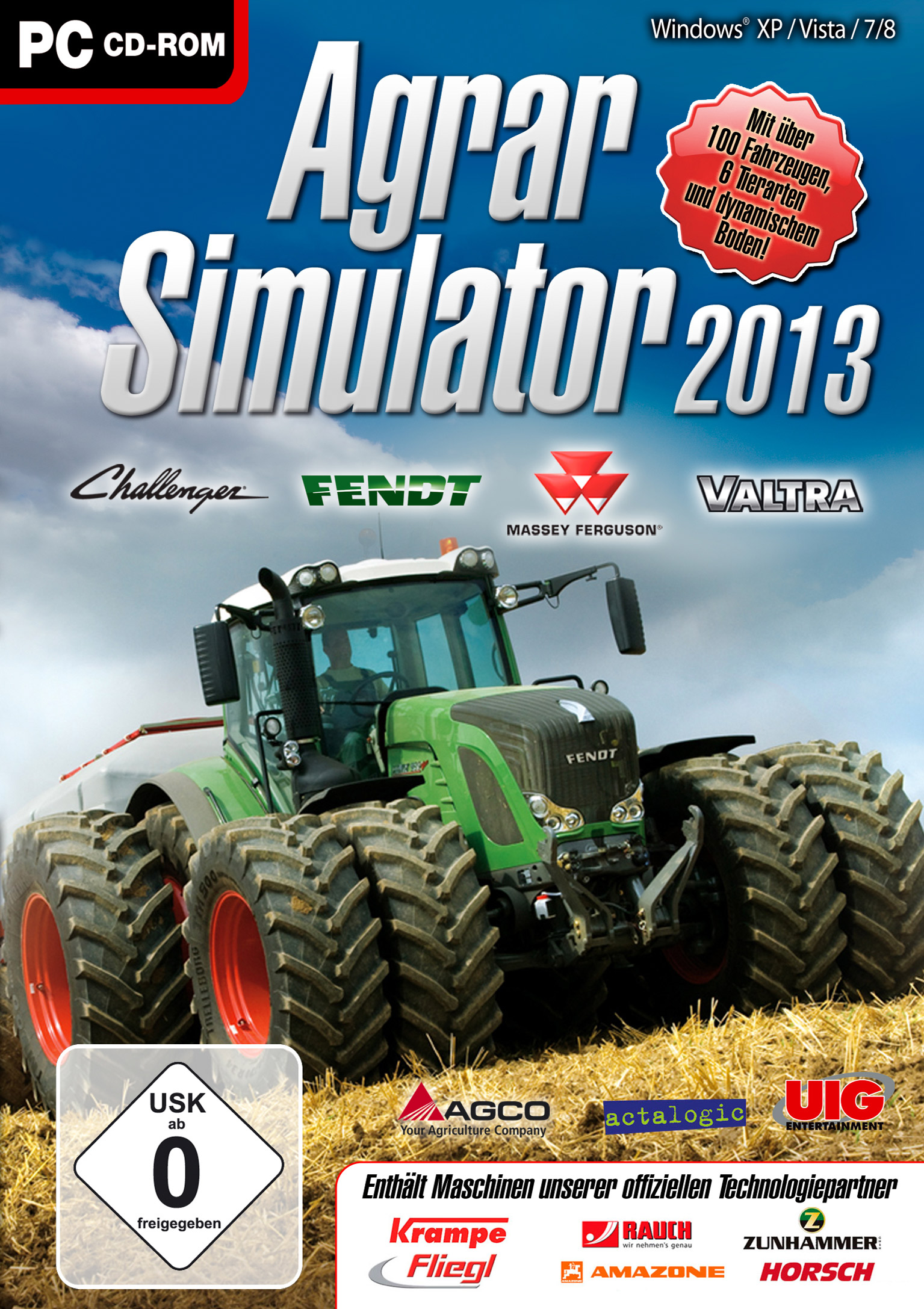 Agricultural Simulator 2013 - pedn DVD obal 2