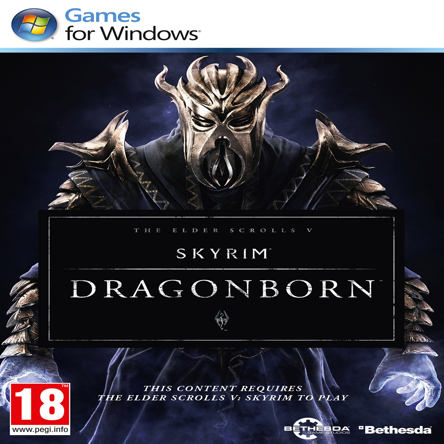 The Elder Scrolls V: Skyrim - Dragonborn - pedn CD obal
