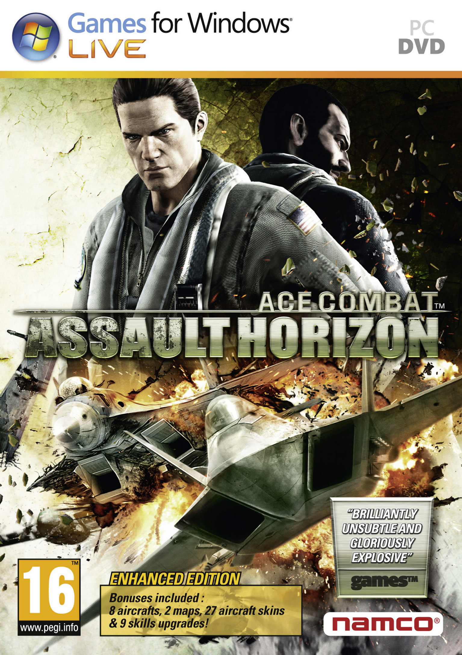 Ace Combat: Assault Horizon - Enhanced Edition - pedn DVD obal